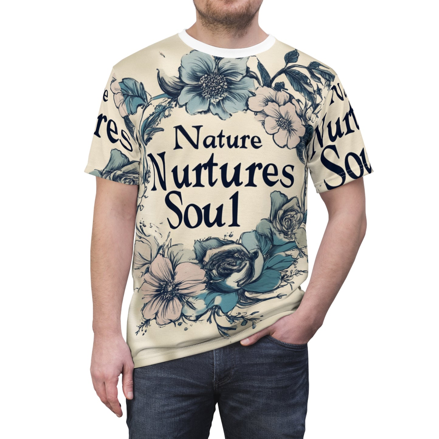 Hand-Drawn Tee with Whimsical Illustrations