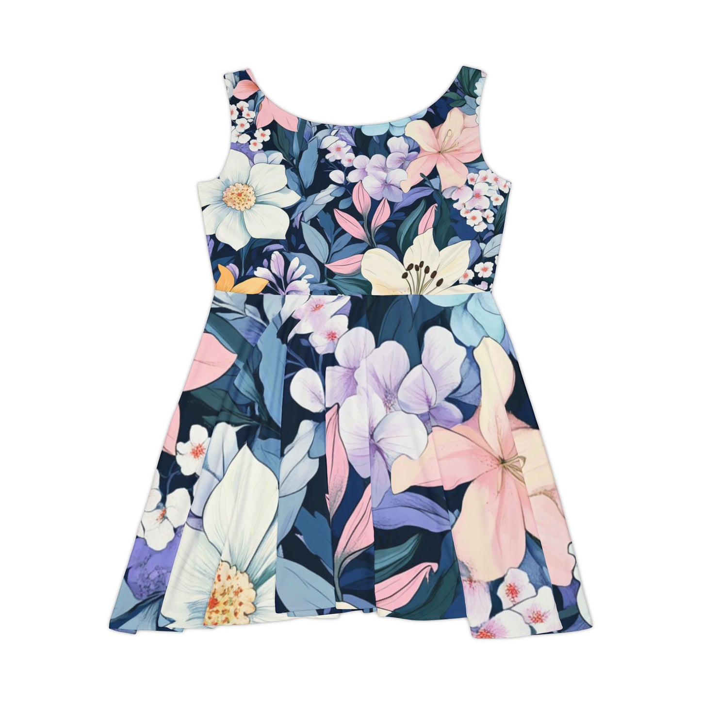 Floral Skater Dress (L) Only One Made- No Restocking