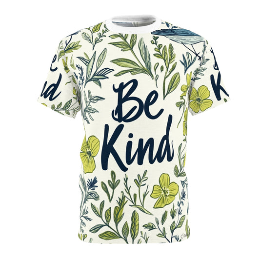 Graphic Tee with Hand-Drawn 'Be Kind' Design