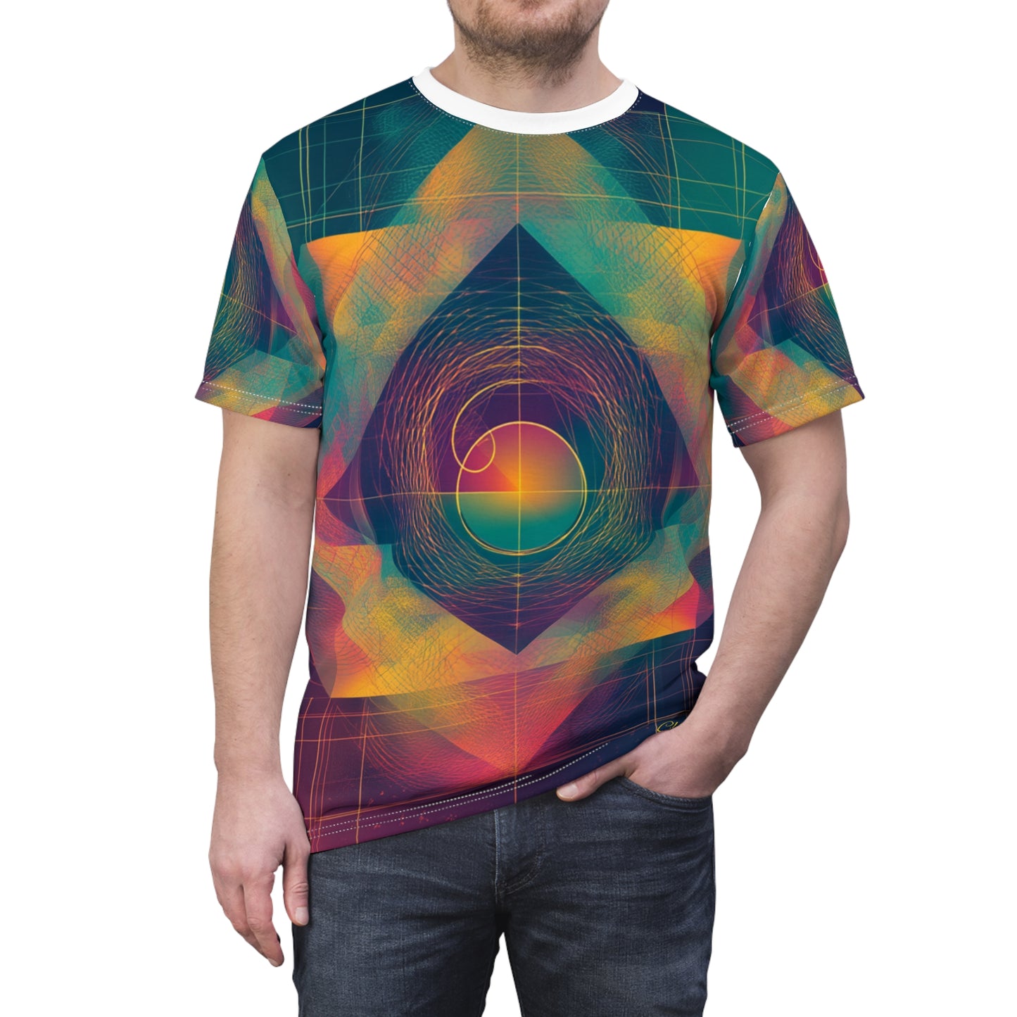 Infinity Glow Tee-Unisex (M) Only One Made-No Restocking