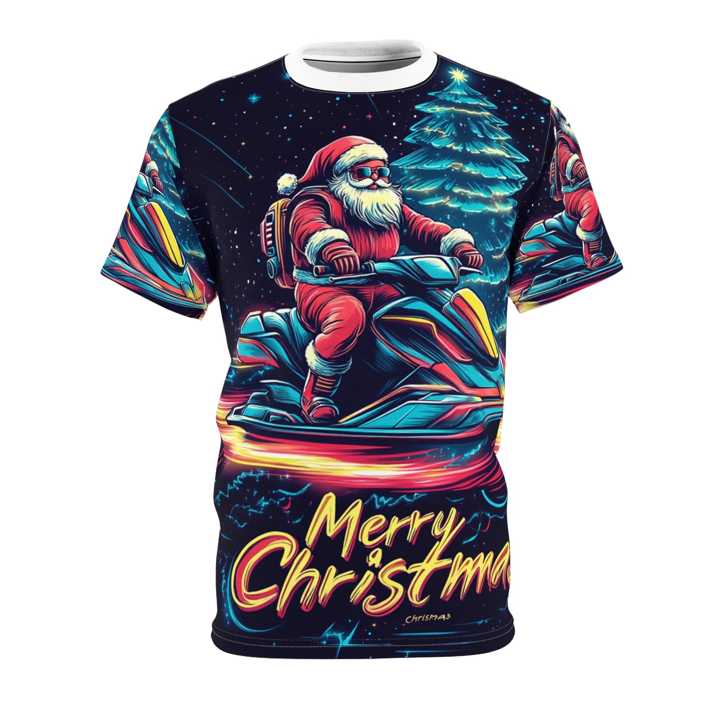 Graphic-Tee Santa Claus Unisex (2XL) Only One Made-No Restocking