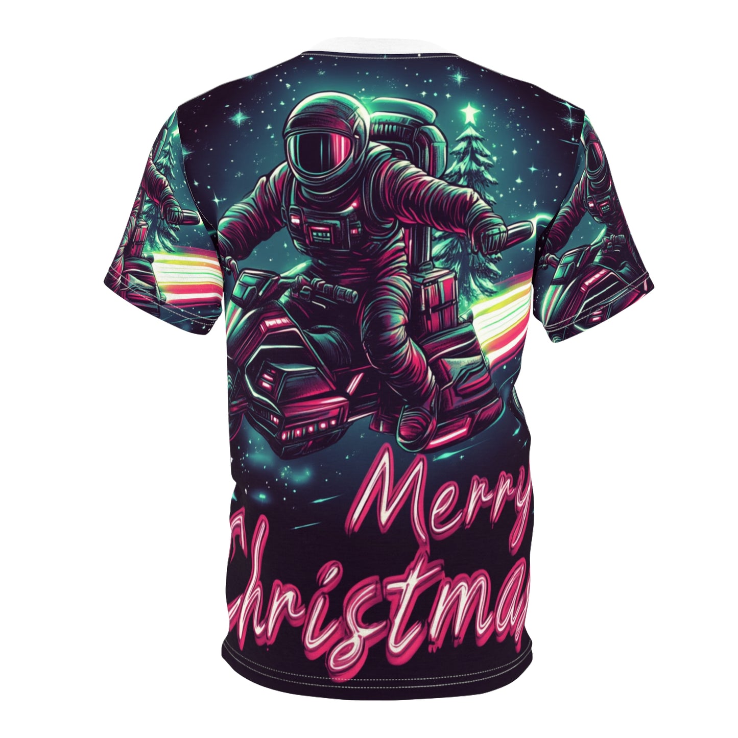 Space Suit Santa Claus Tee Unisex (XL) Only One Made-No Restocking.