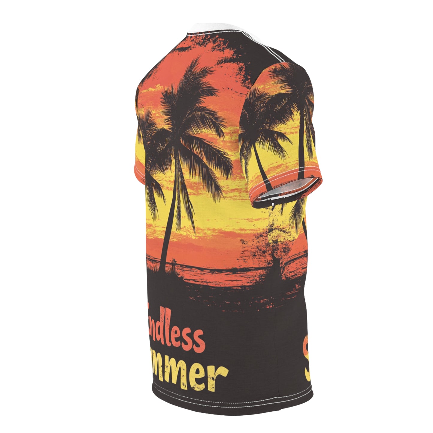 Sunset Tee - Endless Summer Retro Unisex Cut & Sew Shirt