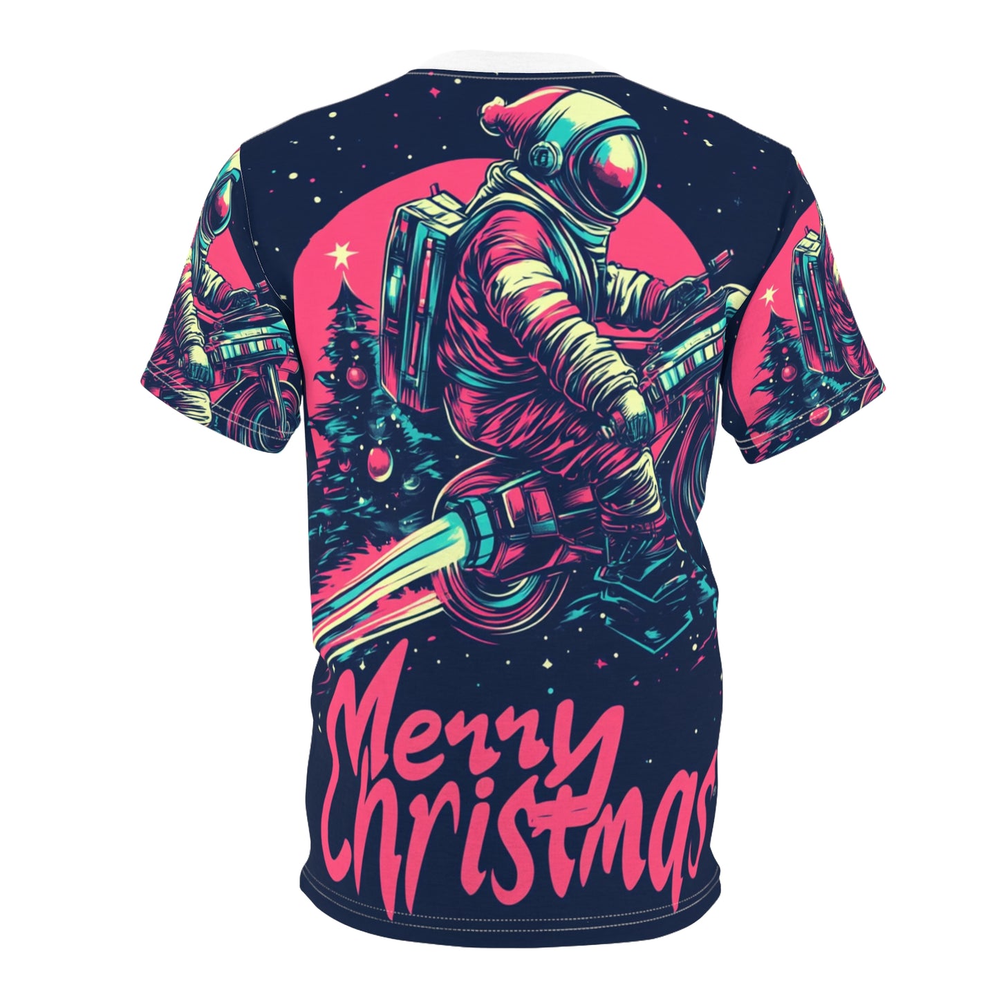 Space Suit Santa Claus Tee Unisex (L) Only One Made-No Restocking.