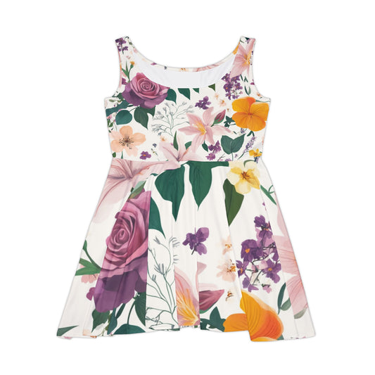 Floral Skater Dress (L) Only One Made- No Restocking