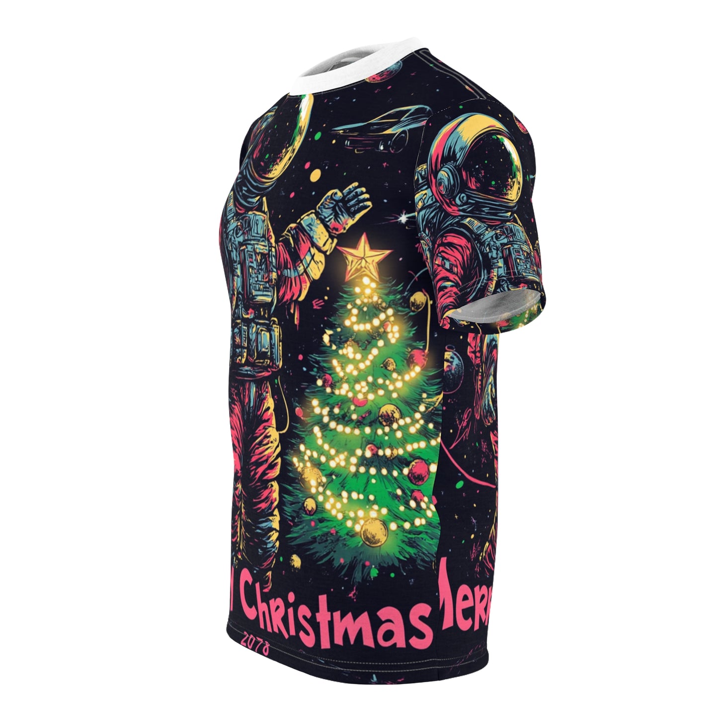 Graphic-Tee Santa Claus Unisex (M) Only One Made-No Restocking