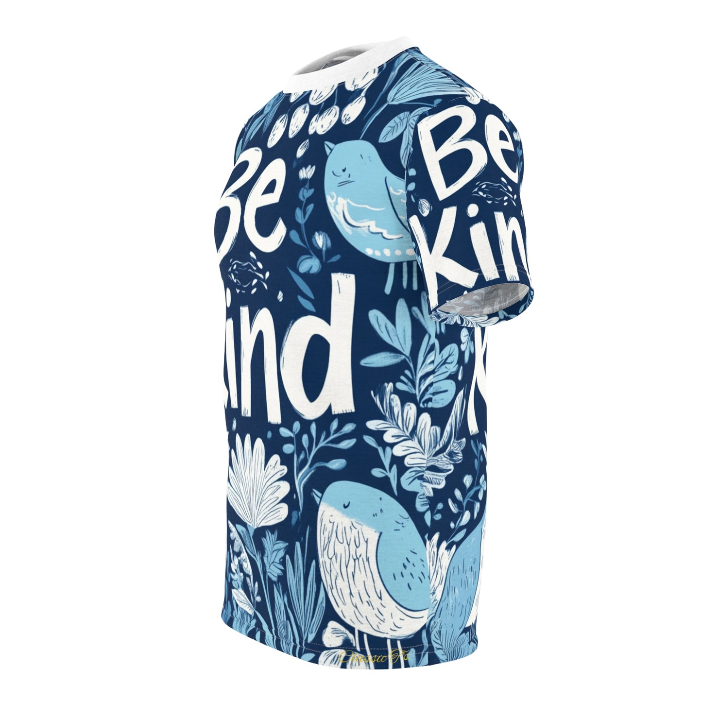 Graphic Tee with Hand-Drawn 'Be Kind' Design