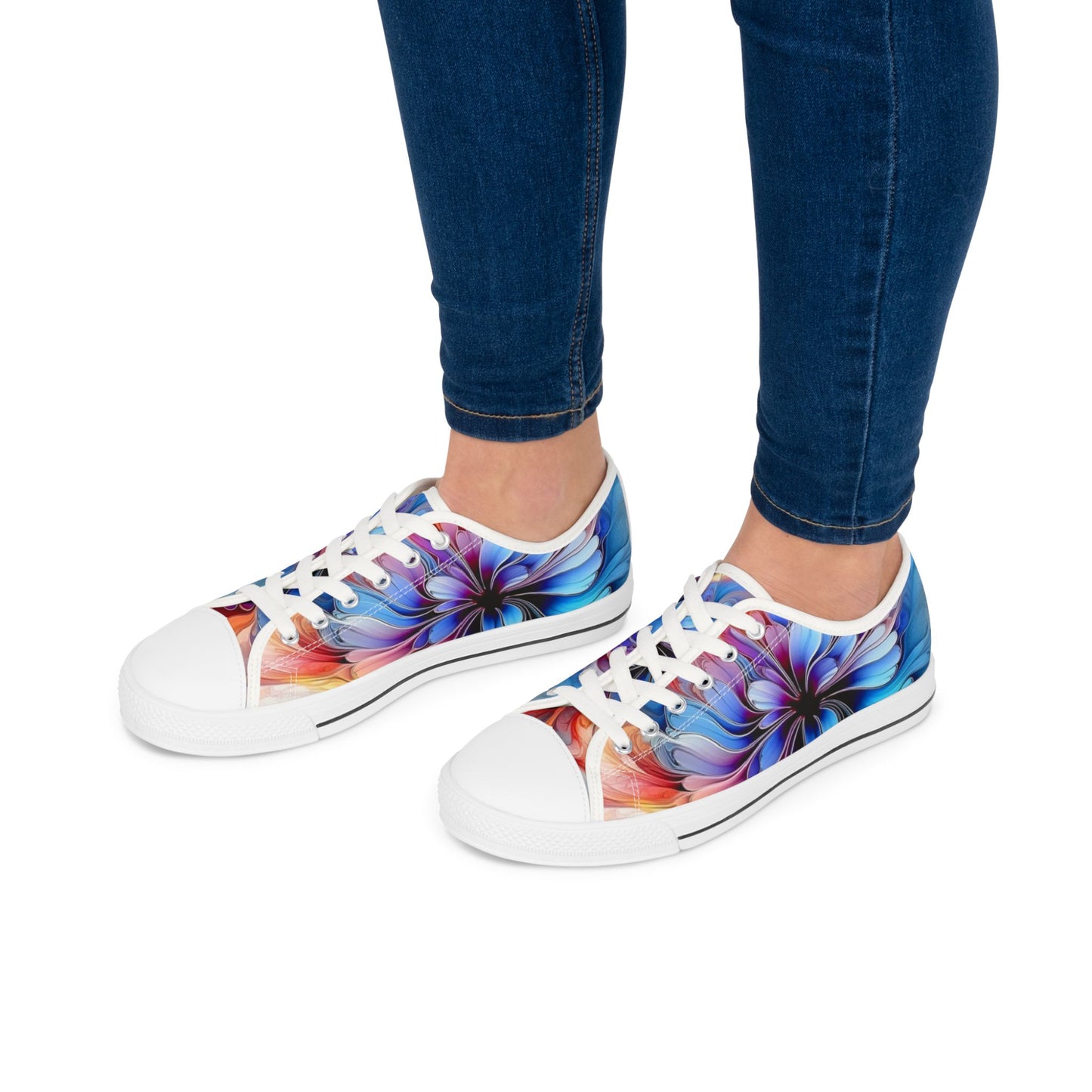 Floral Dress Sneakers-Only One Made-No Restocking