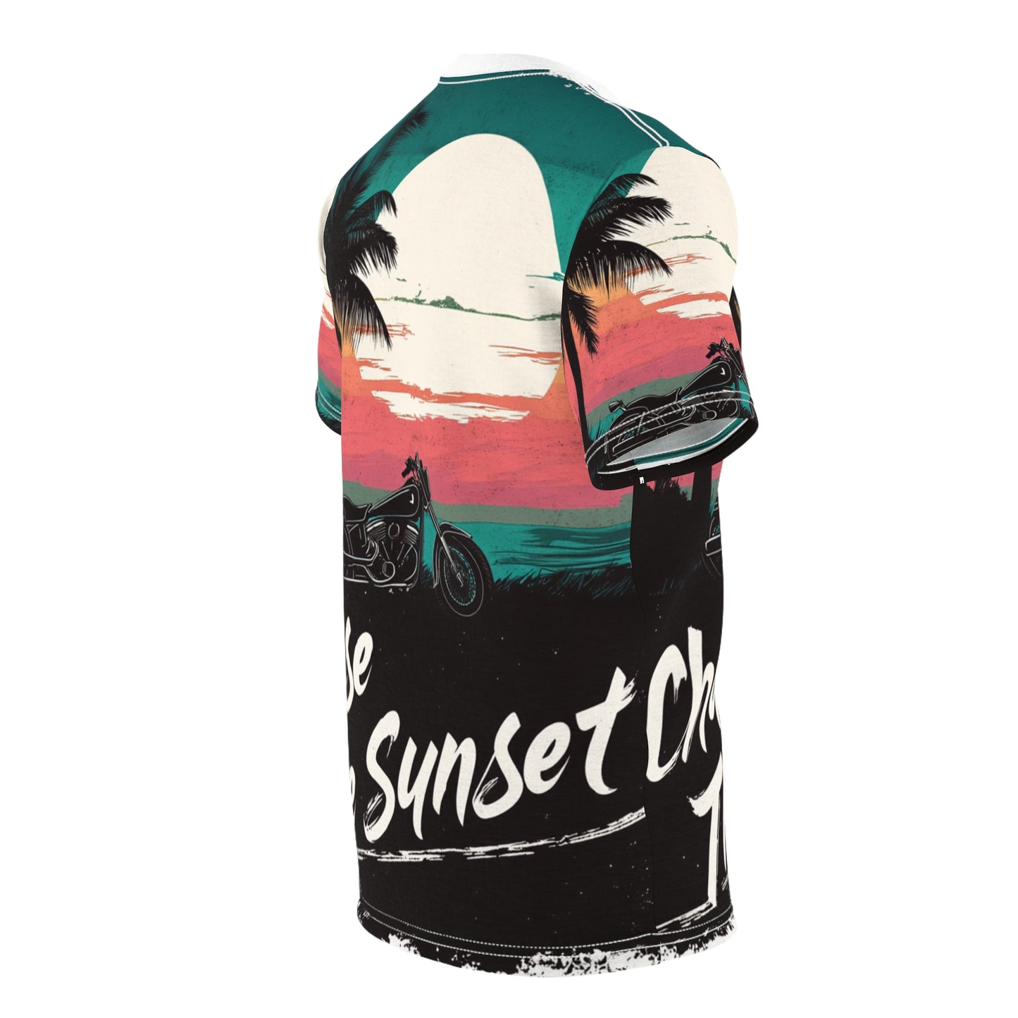 Sunset Retro Tee-Motorcycle Design