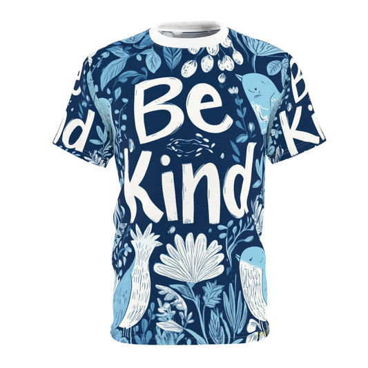 Graphic Tee with Hand-Drawn 'Be Kind' Design