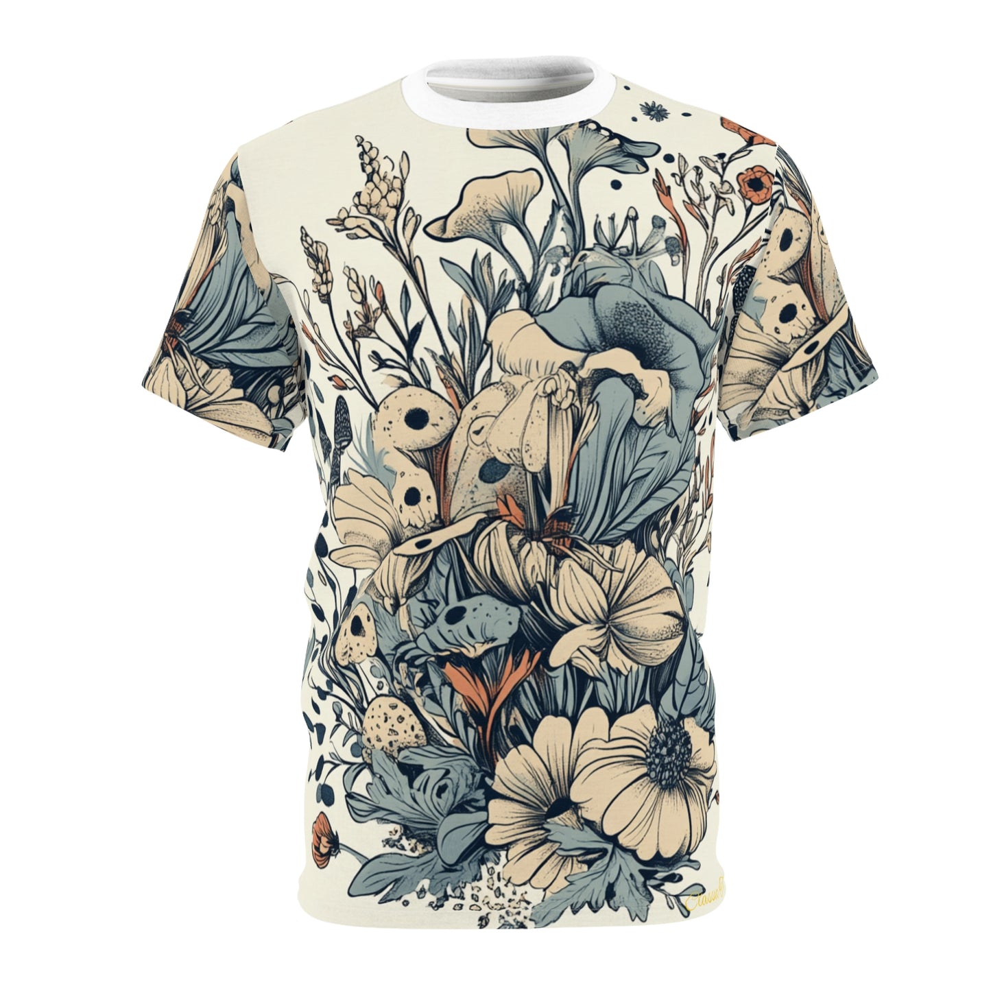 Whimiscal Tee-with Hand Drawn Illustration