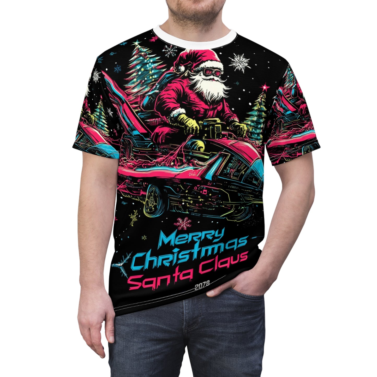 Santa Claus 2078 Tee Unisex (M)- Only One Made-No Restocking