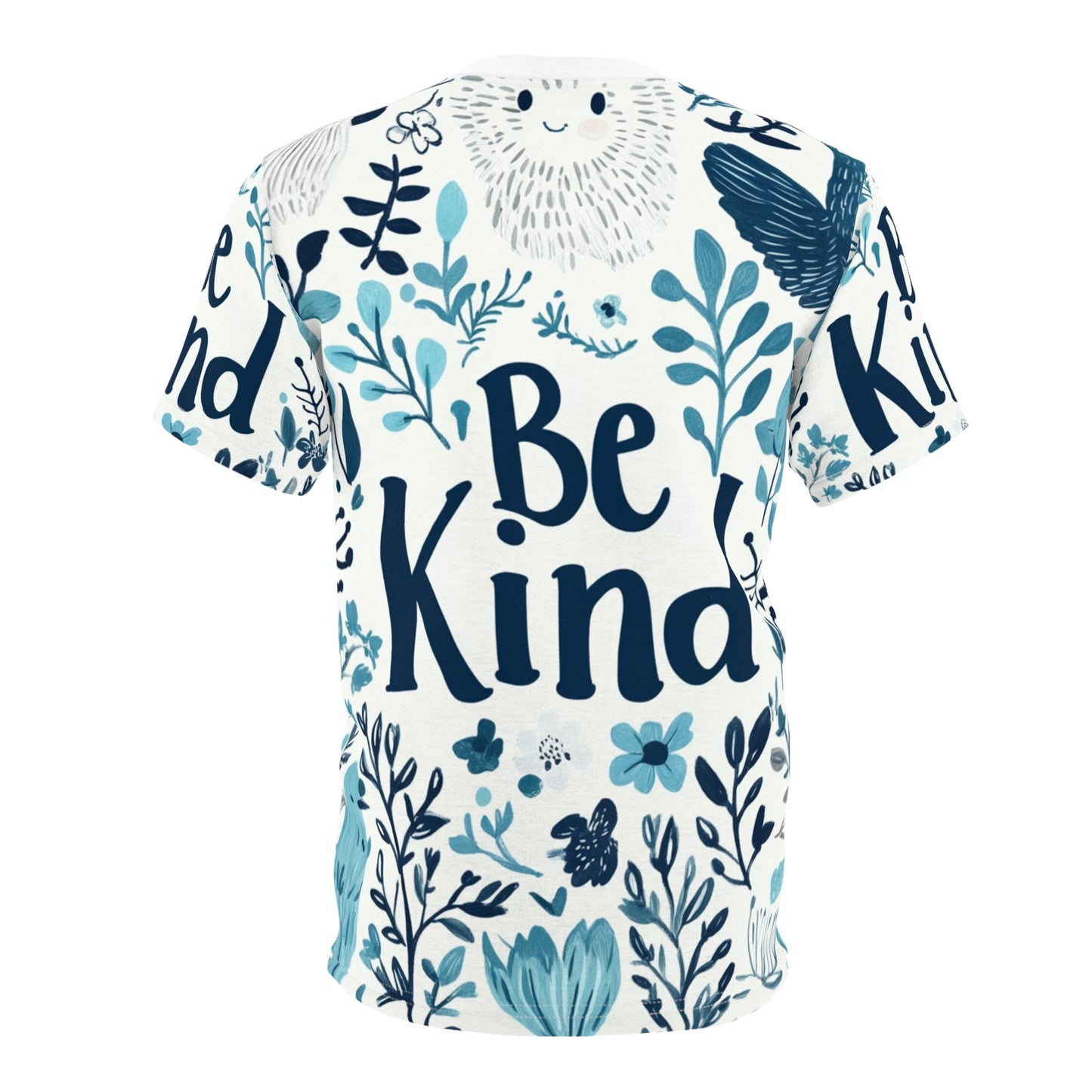 Graphic Tee with Hand-Drawn 'Be Kind' Design