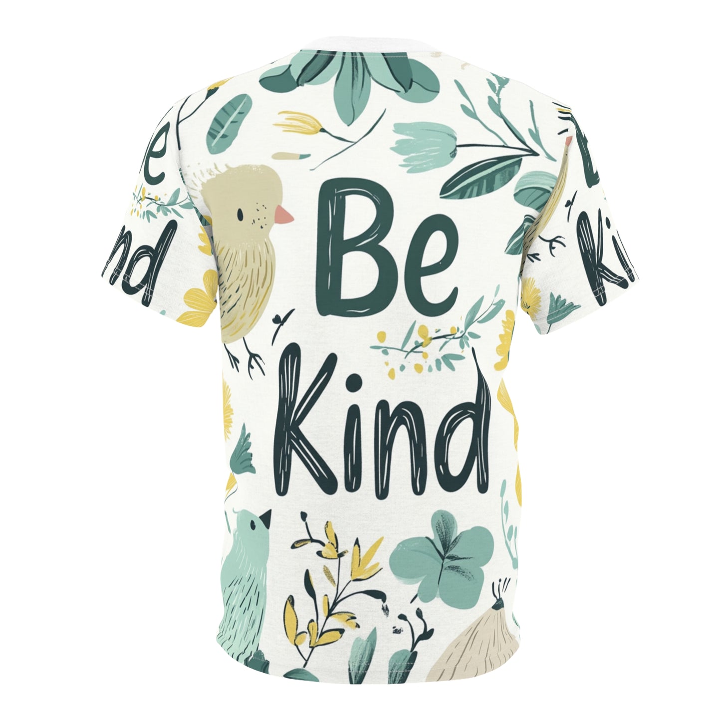 Graphic Tee with Hand-Drawn 'Be Kind' Design