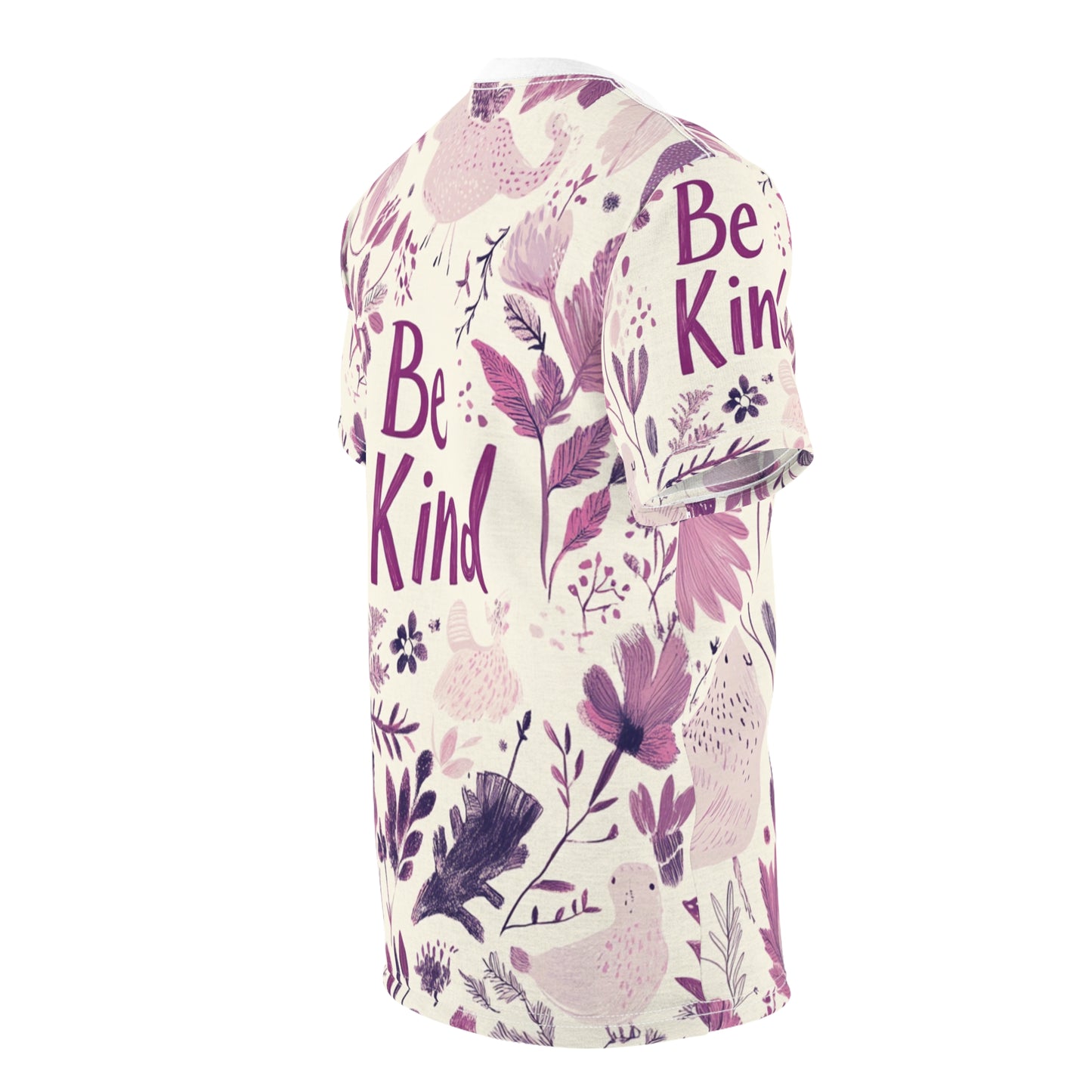 Graphic Tee with Hand-Drawn 'Be Kind' Design