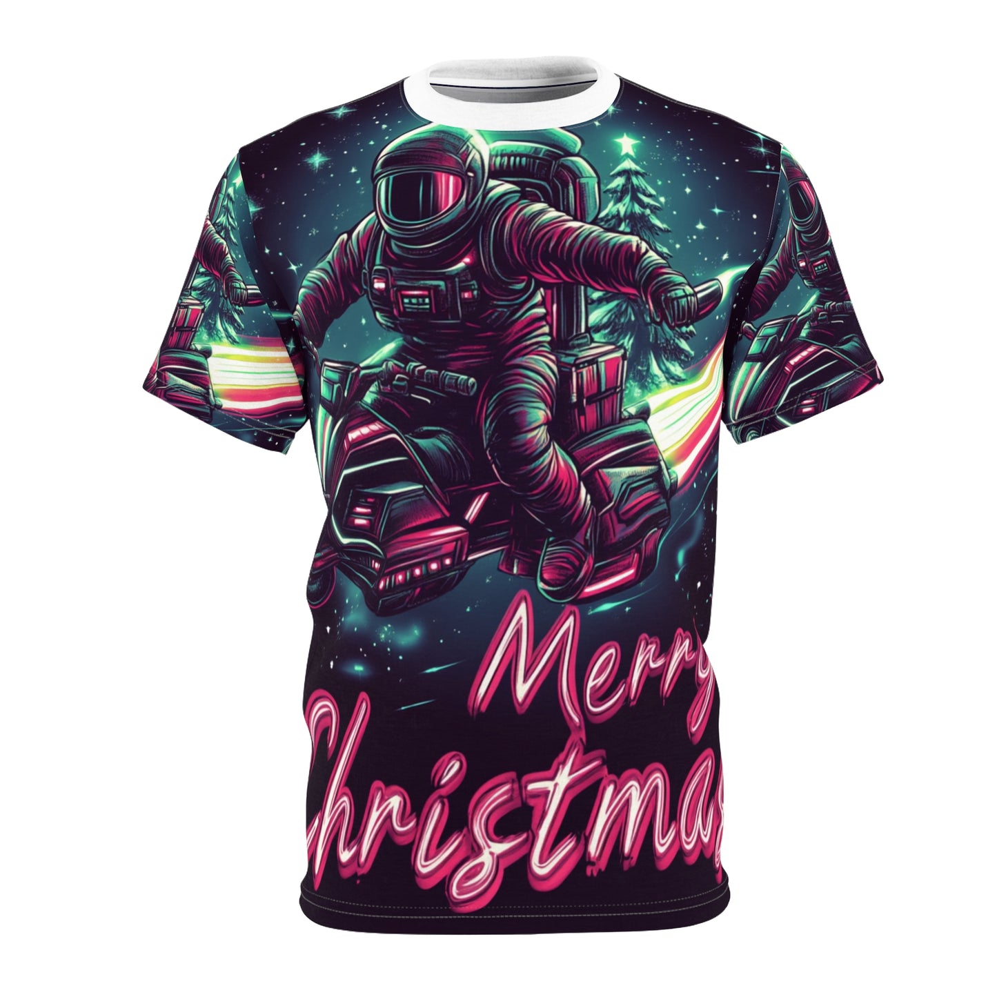 Space Suit Santa Claus Tee Unisex (XL) Only One Made-No Restocking.