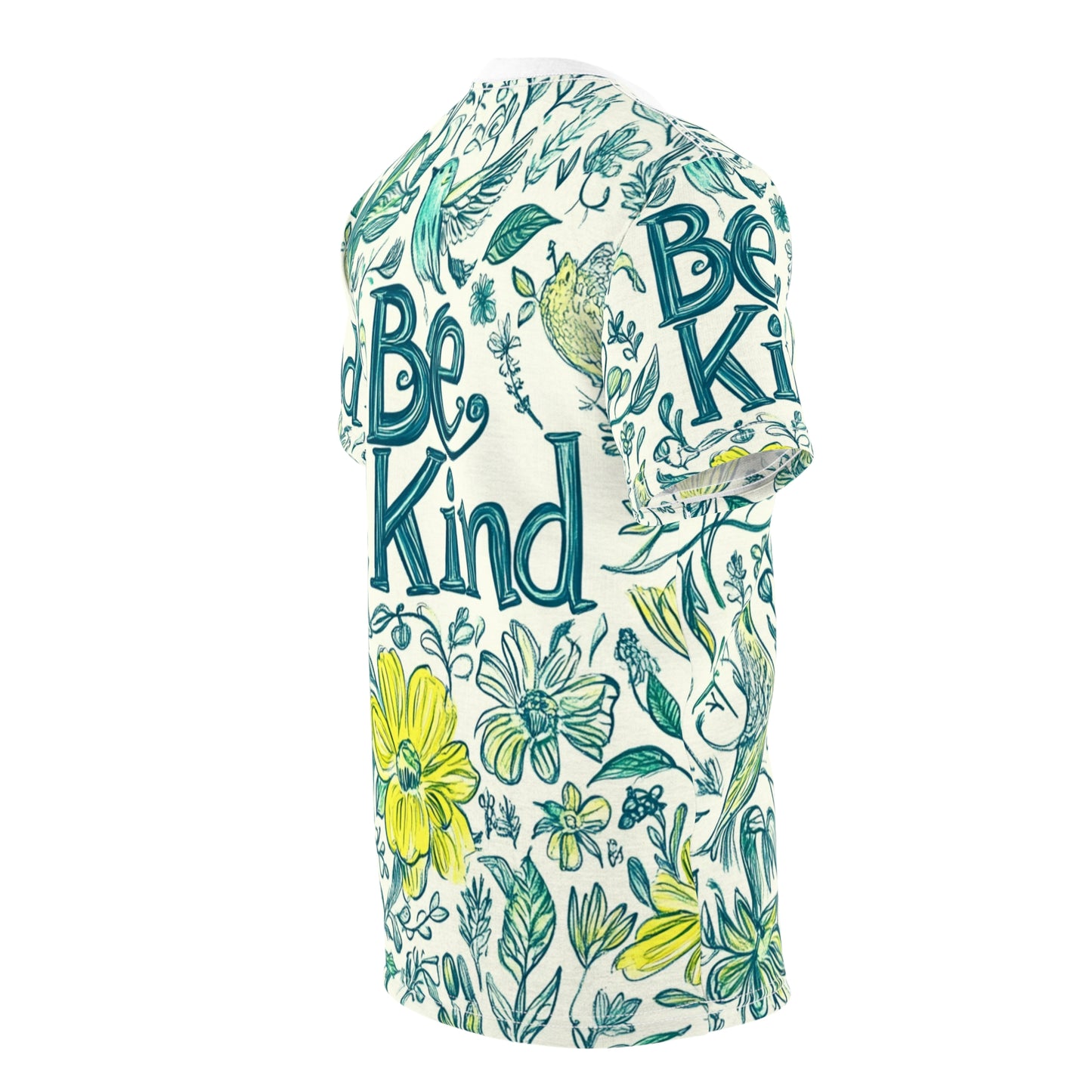 Graphic Tee with Hand-Drawn 'Be Kind' Design