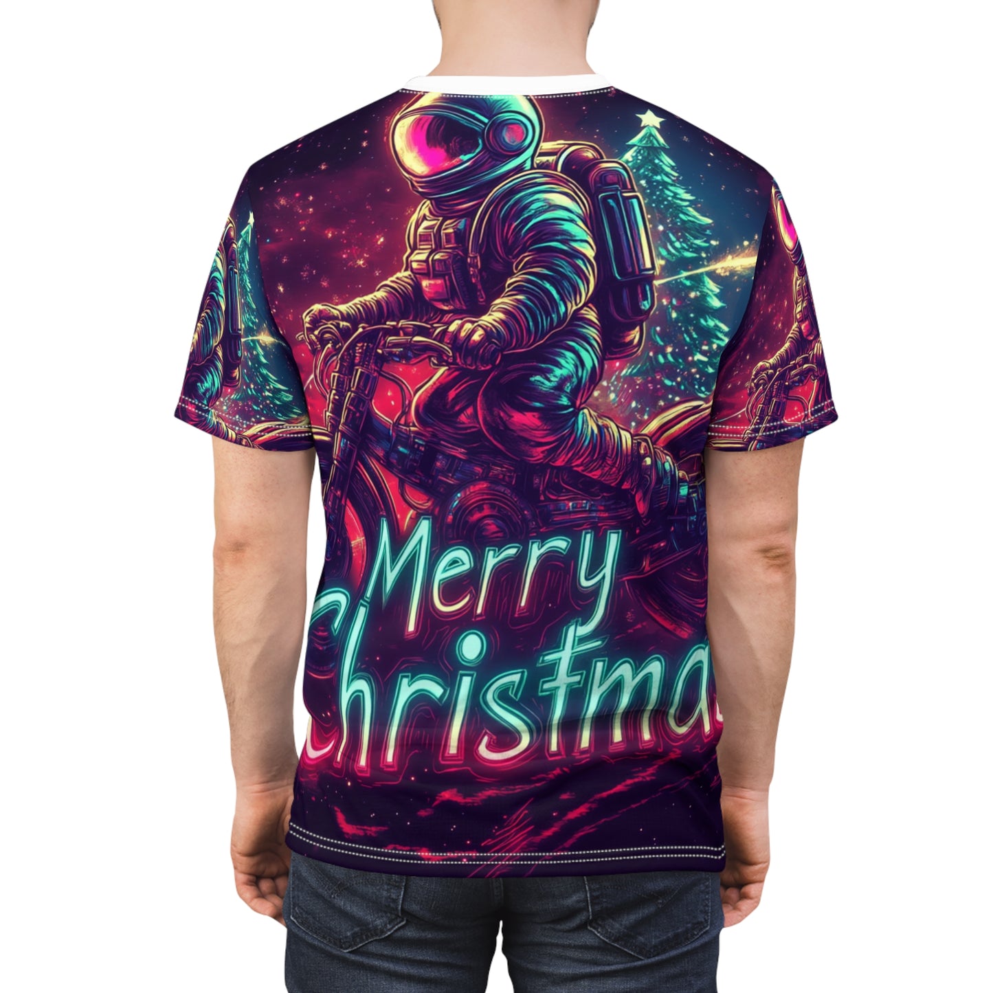 Space Suit Santa Claus Tee Unisex (S) Only One Made-No Restocking.