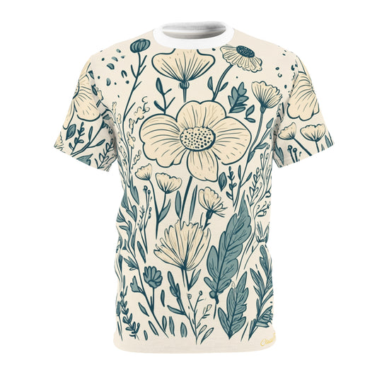 Whimiscal Tee-with Hand Drawn Illustration