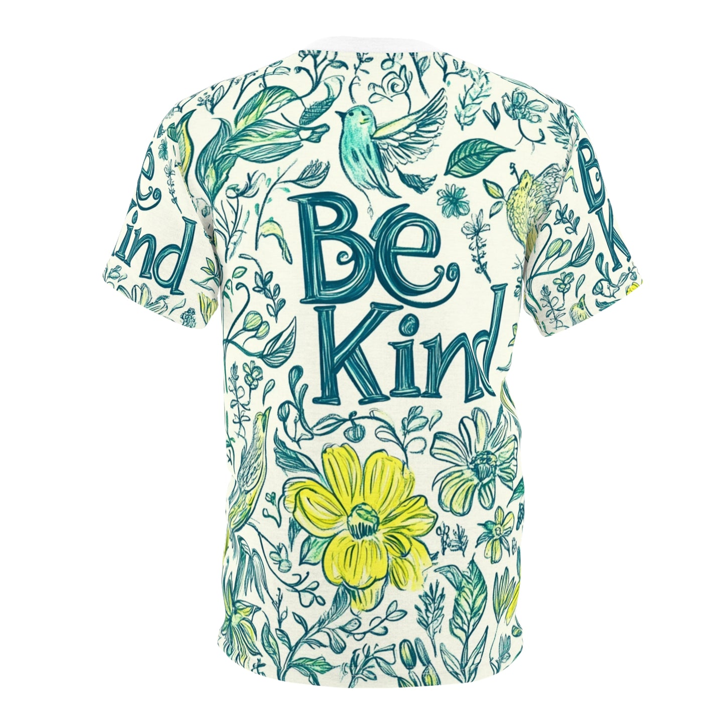 Graphic Tee with Hand-Drawn 'Be Kind' Design