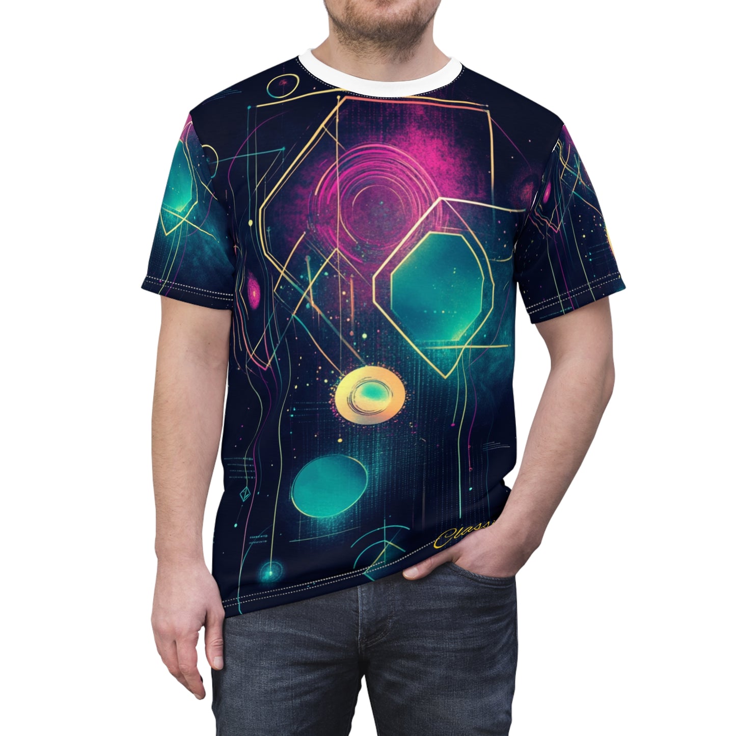 Infinity Glow Tee-Unisex (XL) Only One Made-No Restocking