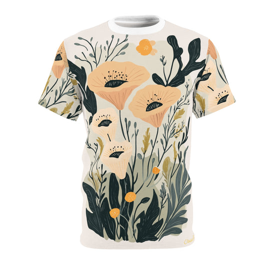 Whimiscal Tee-with Hand Drawn Illustration