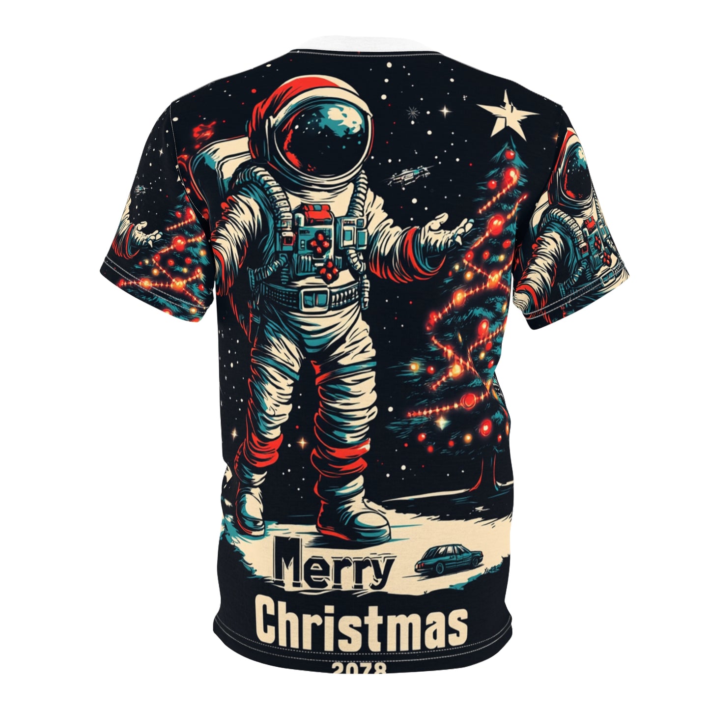 Graphic-Tee Santa Claus Unisex (L) Only One Made-No Restocking