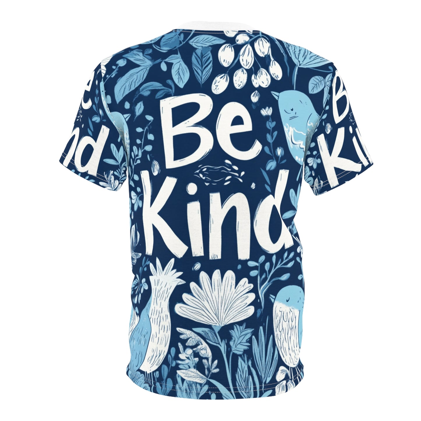 Graphic Tee with Hand-Drawn 'Be Kind' Design