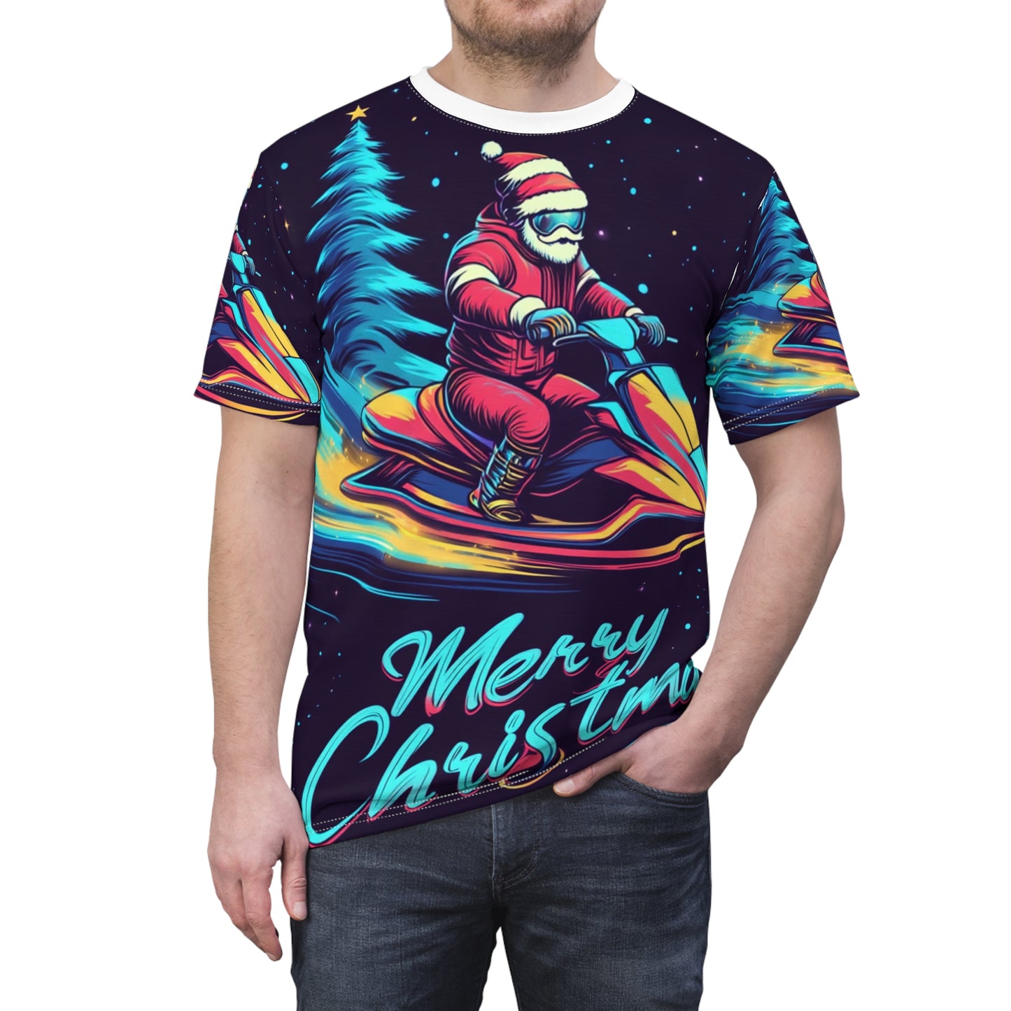 Graphic-Tee Santa Claus Unisex (S) Only One Made-No Restocking