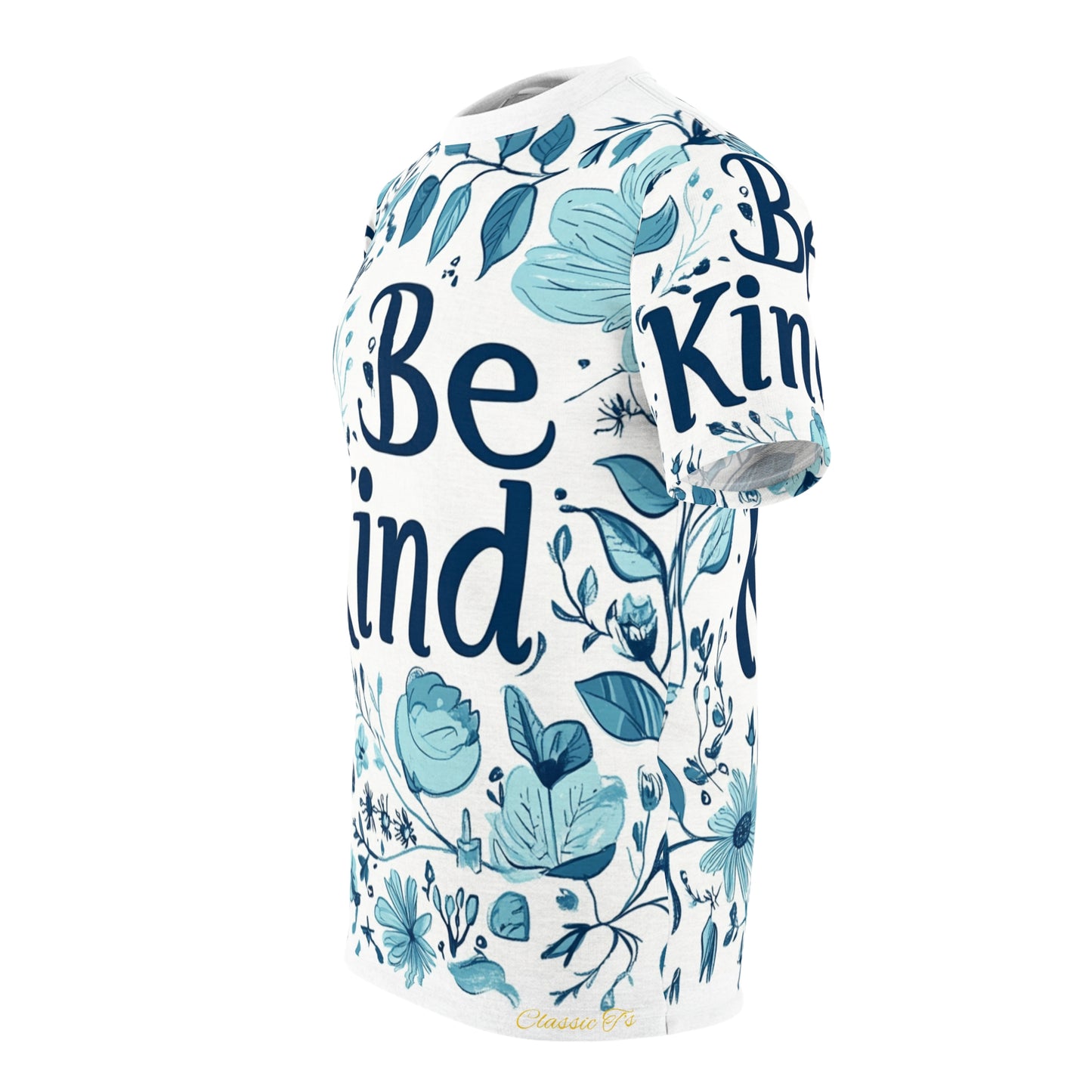 Graphic Tee with Hand-Drawn 'Be Kind' Design