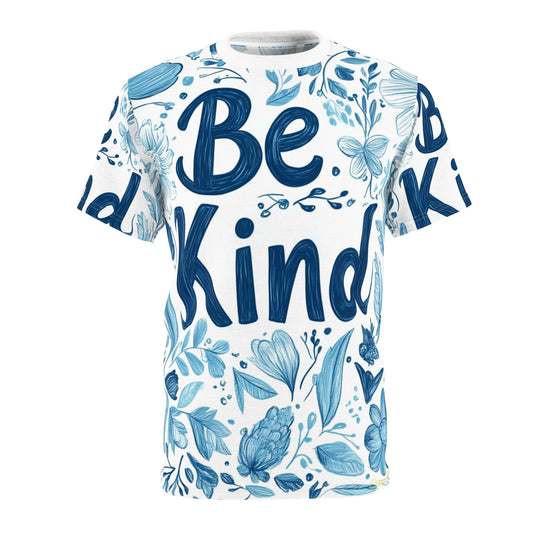 Graphic Tee with Hand-Drawn 'Be Kind' Design