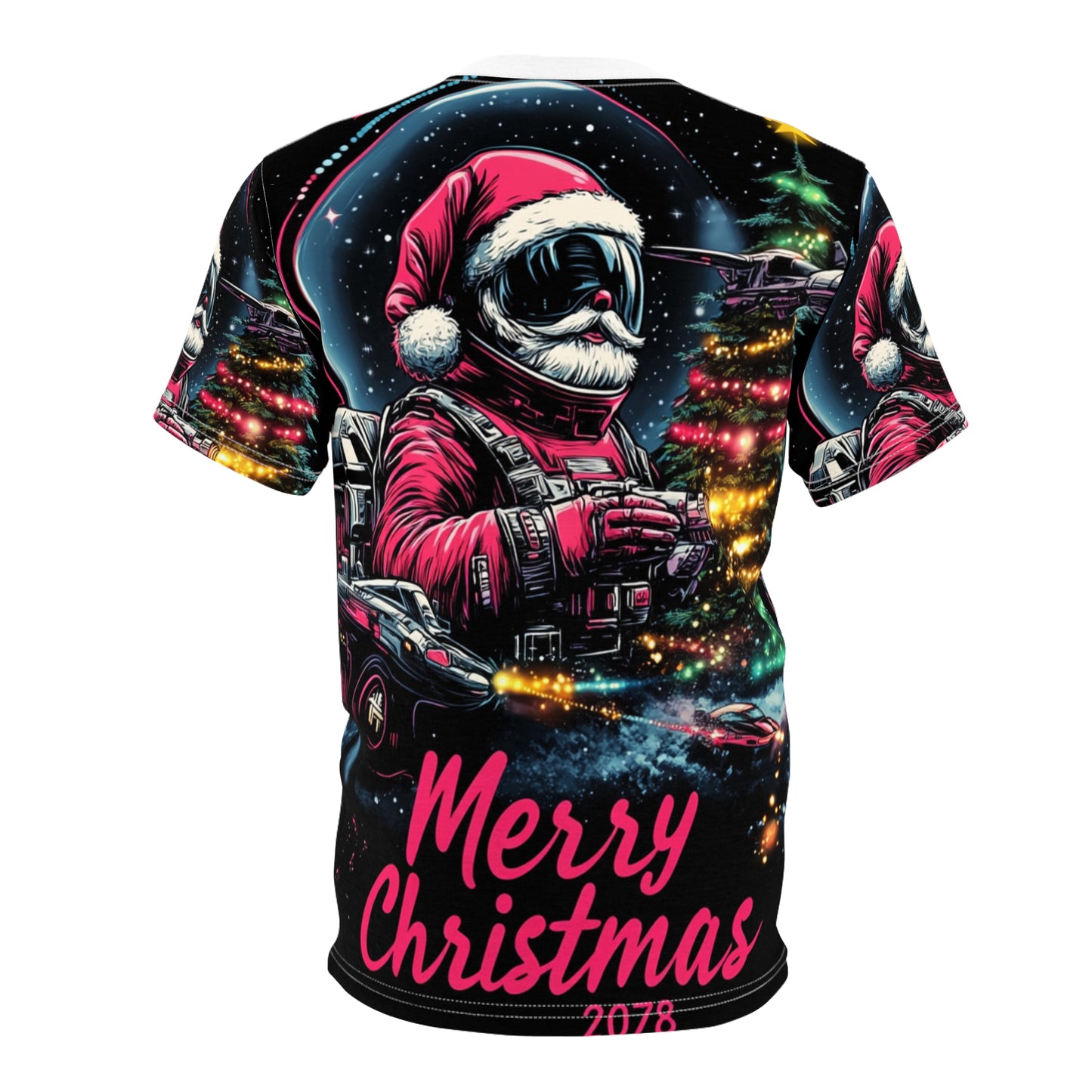 Space Suit Santa Claus Tee Unisex (L) Only One Made-No Restocking.