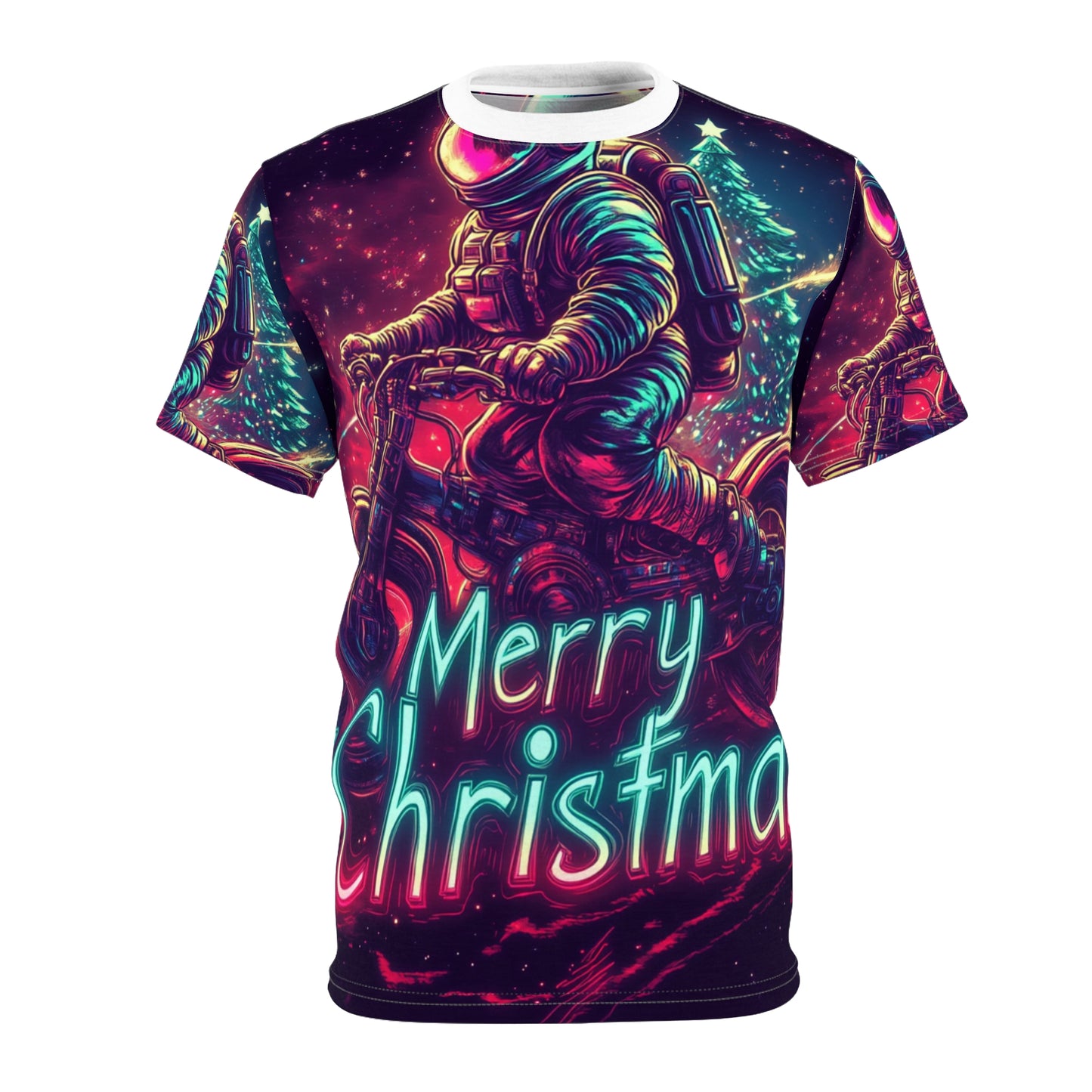 Space Suit Santa Claus Tee Unisex (S) Only One Made-No Restocking.