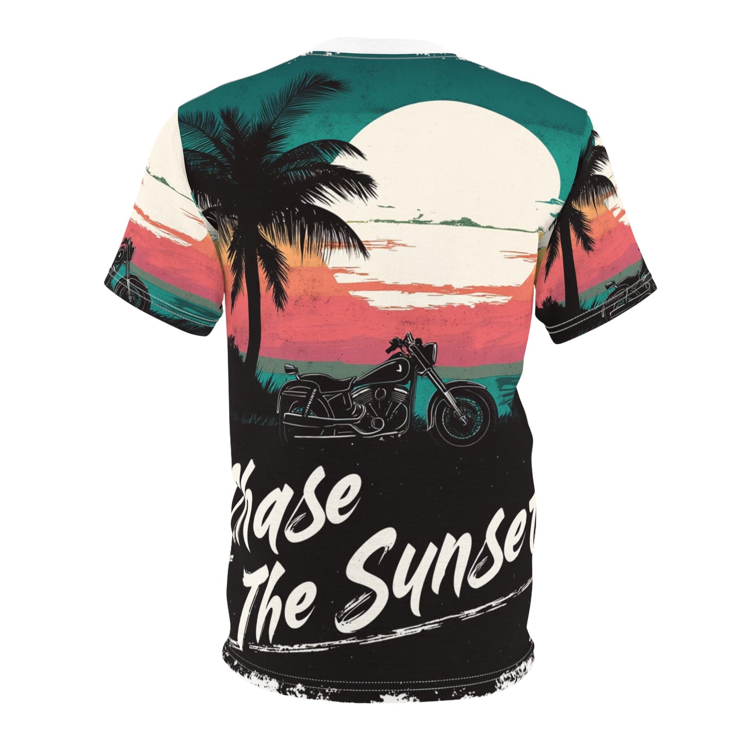 Sunset Retro Tee-Motorcycle Design