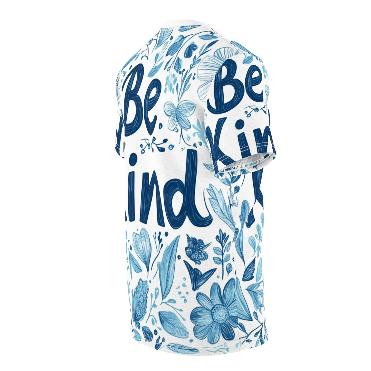 Graphic Tee with Hand-Drawn 'Be Kind' Design