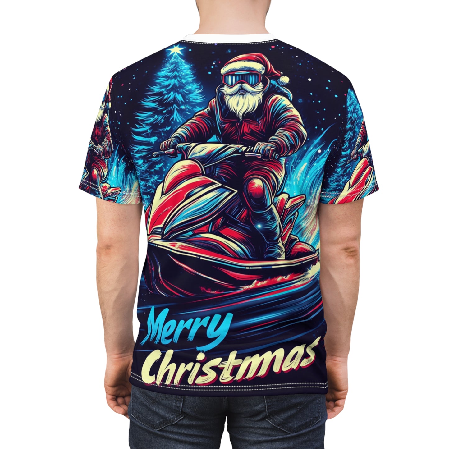 Graphic-Tee Santa Claus Unisex (XL) Only One Made-No Restocking