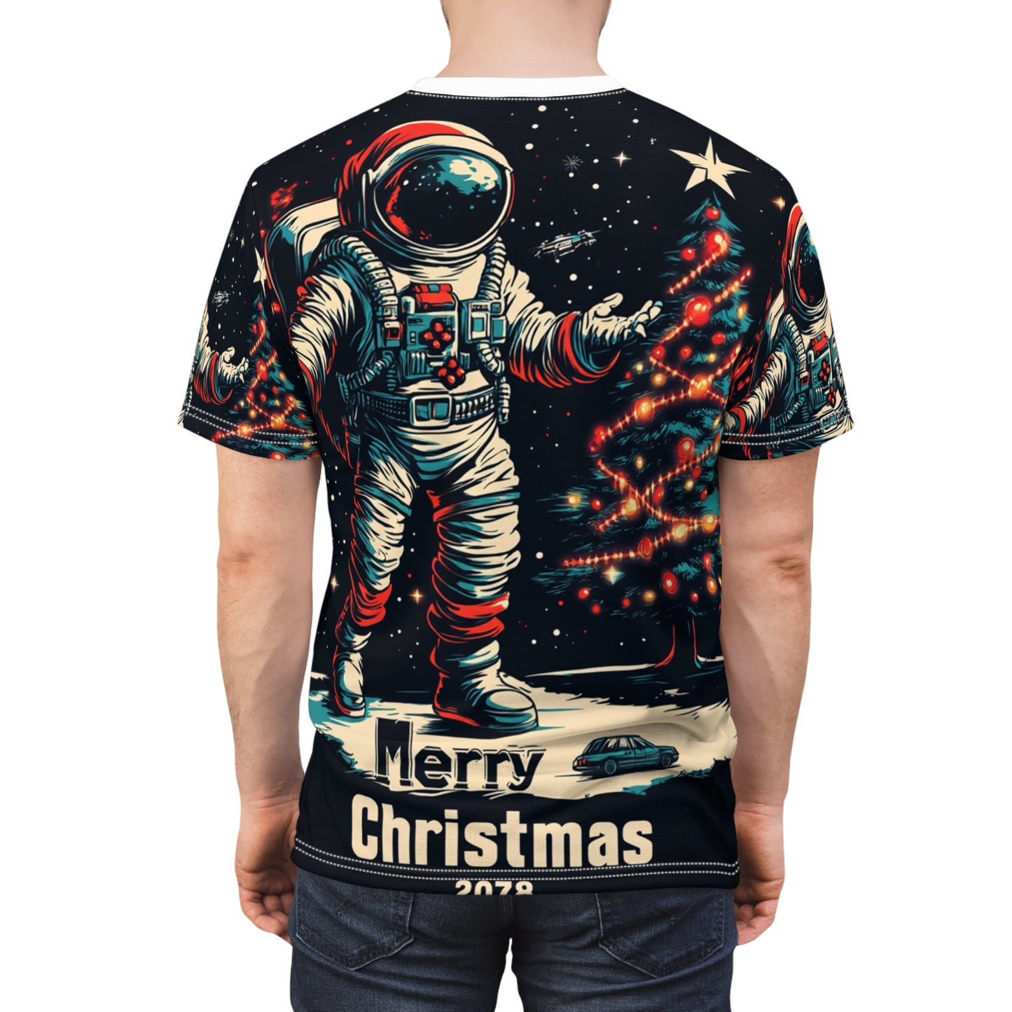 Graphic-Tee Santa Claus Unisex (L) Only One Made-No Restocking