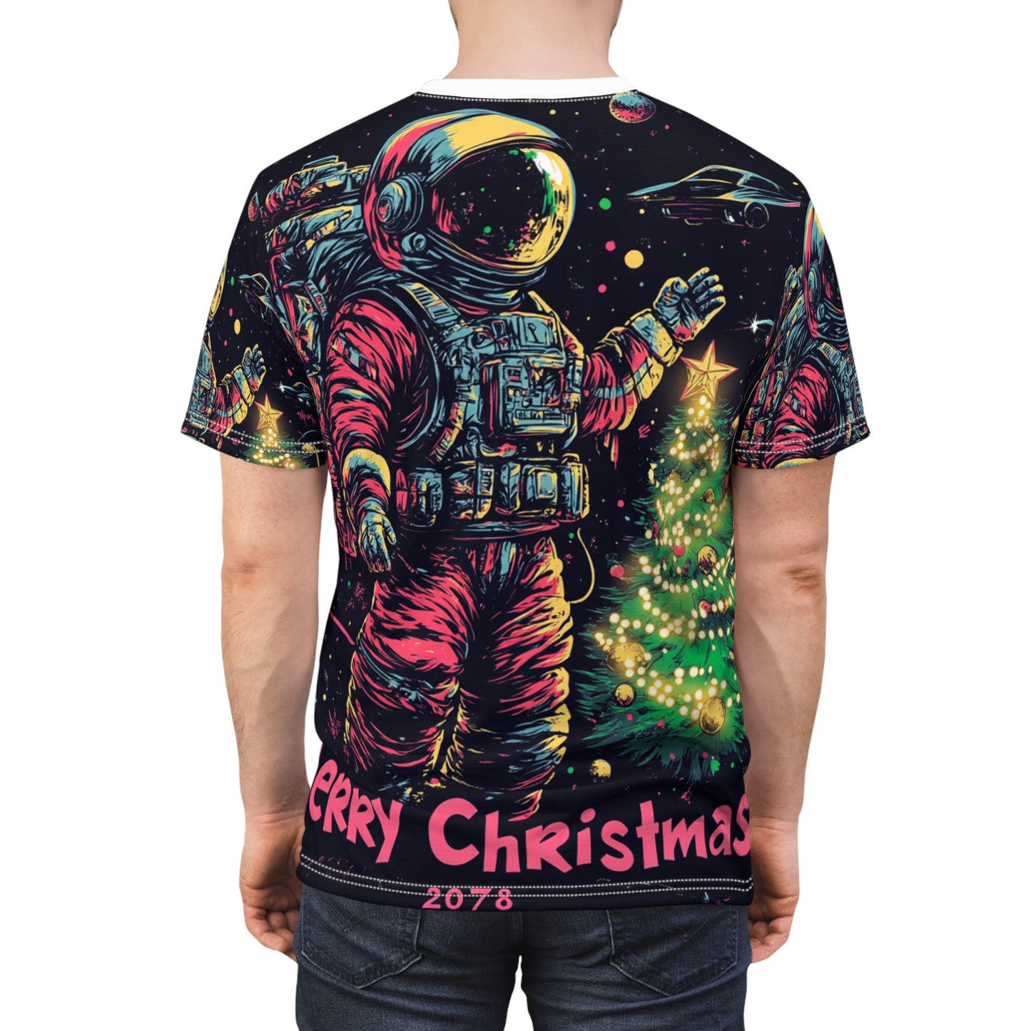 Graphic-Tee Santa Claus Unisex (M) Only One Made-No Restocking