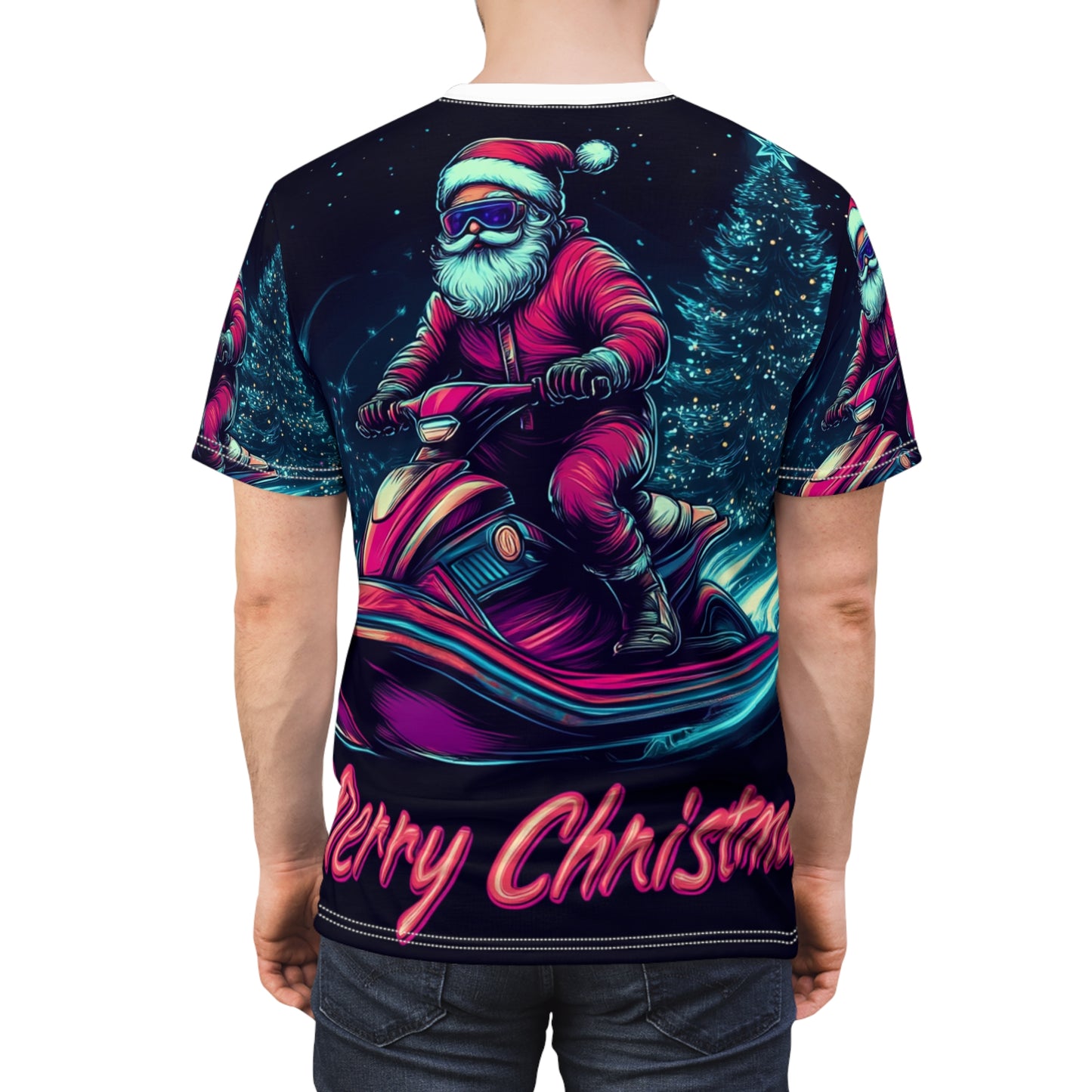 Graphic-Tee Santa Claus Unisex (M)-Only One Made-No Stocking