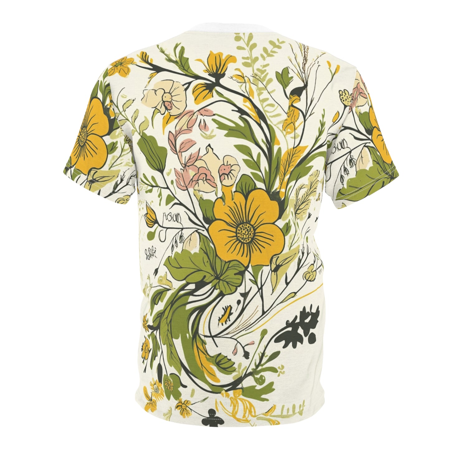 Whimsical Tee with Hand-Drawn Illustrations