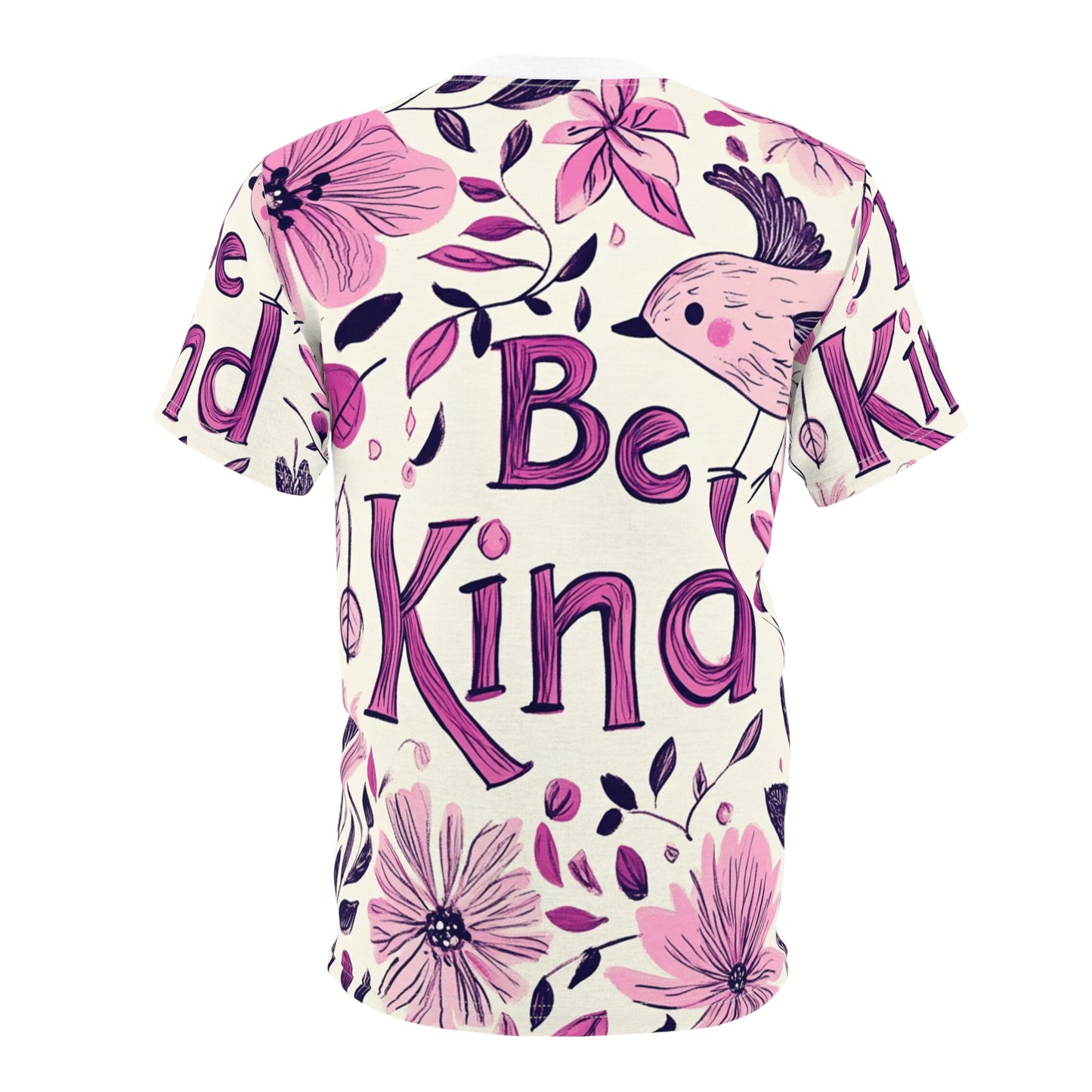 Graphic Tee with Hand-Drawn 'Be Kind' Design