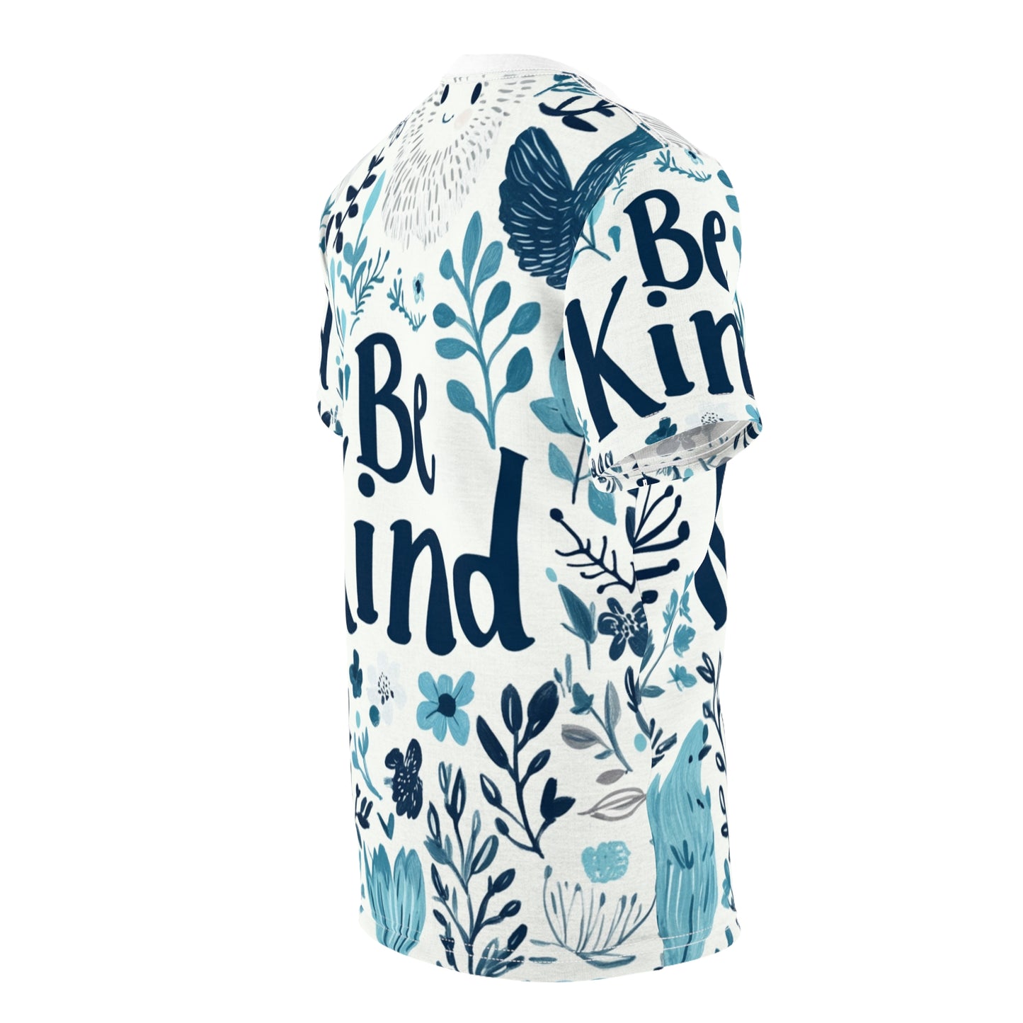 Graphic Tee with Hand-Drawn 'Be Kind' Design