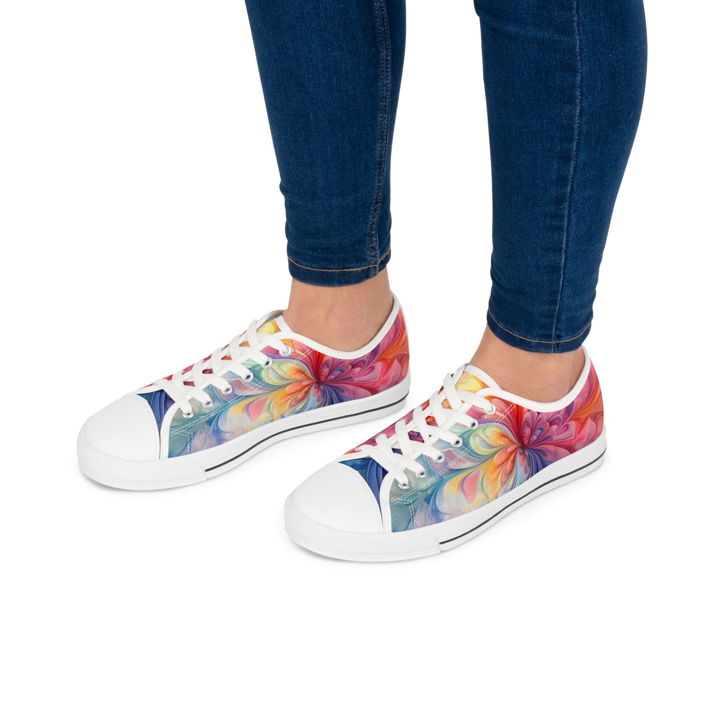 Floral Dress Sneakers-Only One Made-No Restocking