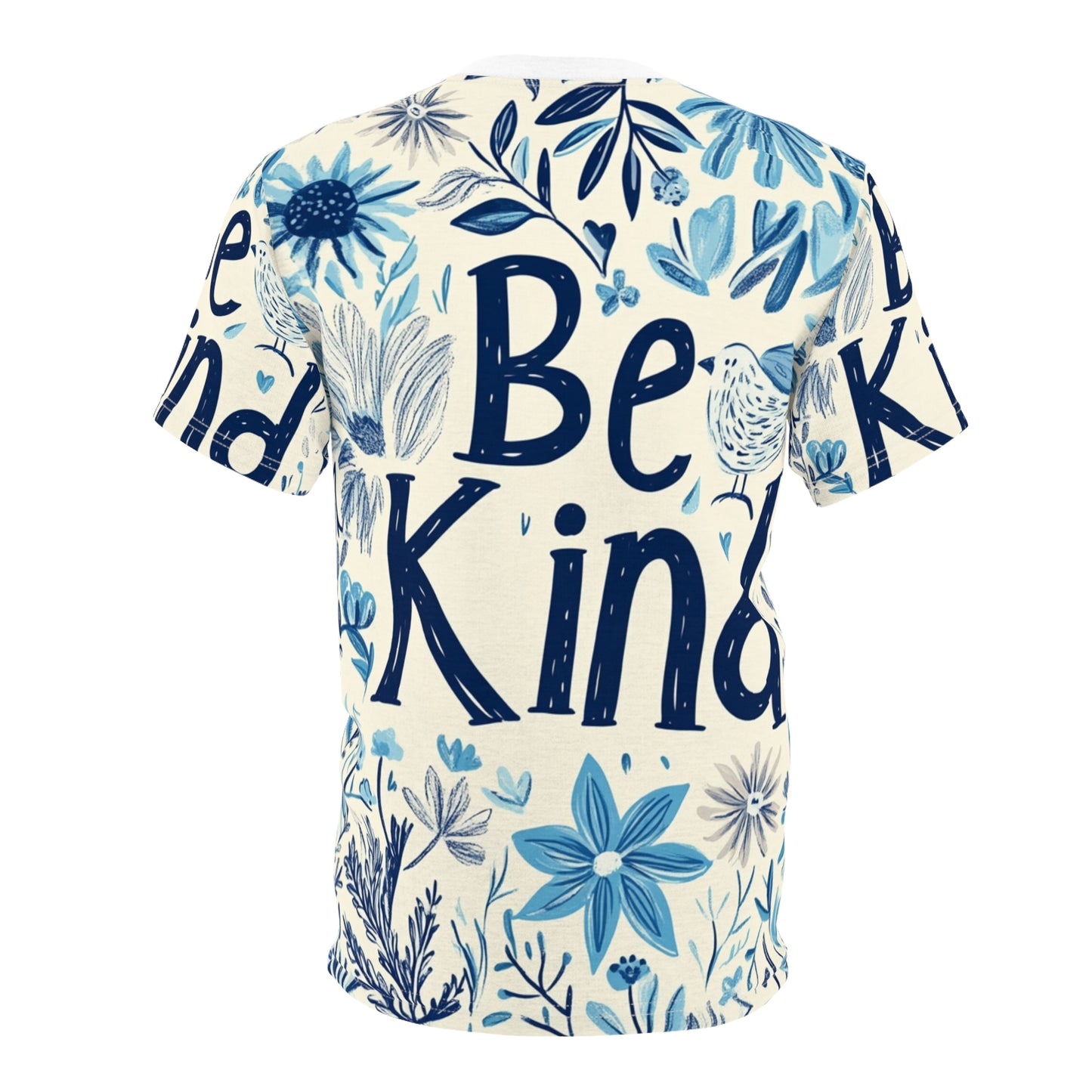 Graphic Tee with Hand-Drawn 'Be Kind' Design