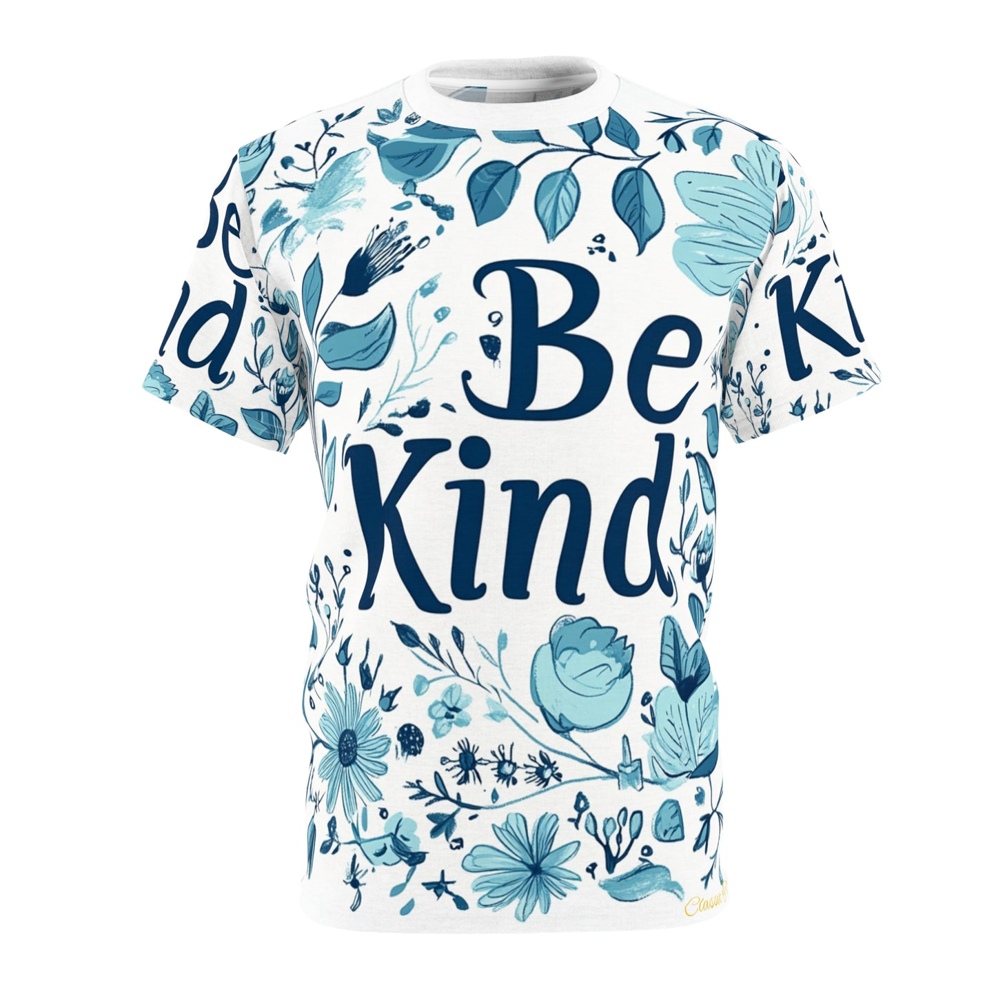 Graphic Tee with Hand-Drawn 'Be Kind' Design