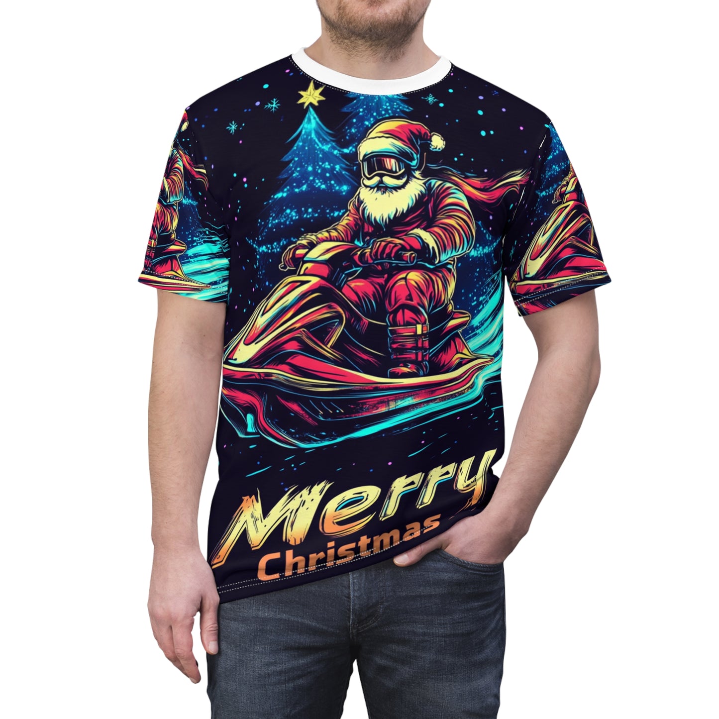 Graphic-Tee Santa Claus Unisex (XL) Only One Made-No Restocking