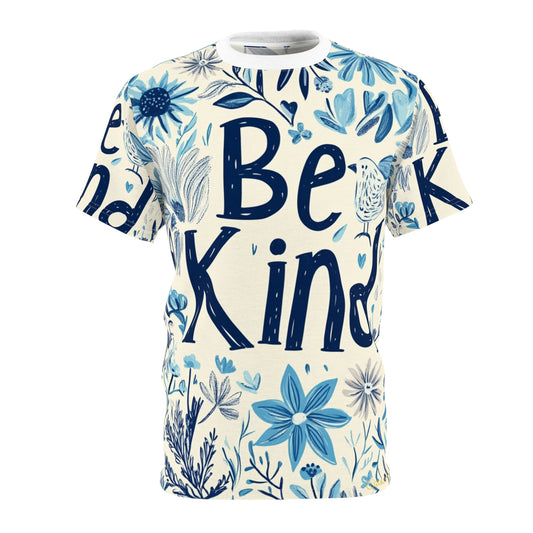 Graphic Tee with Hand-Drawn 'Be Kind' Design