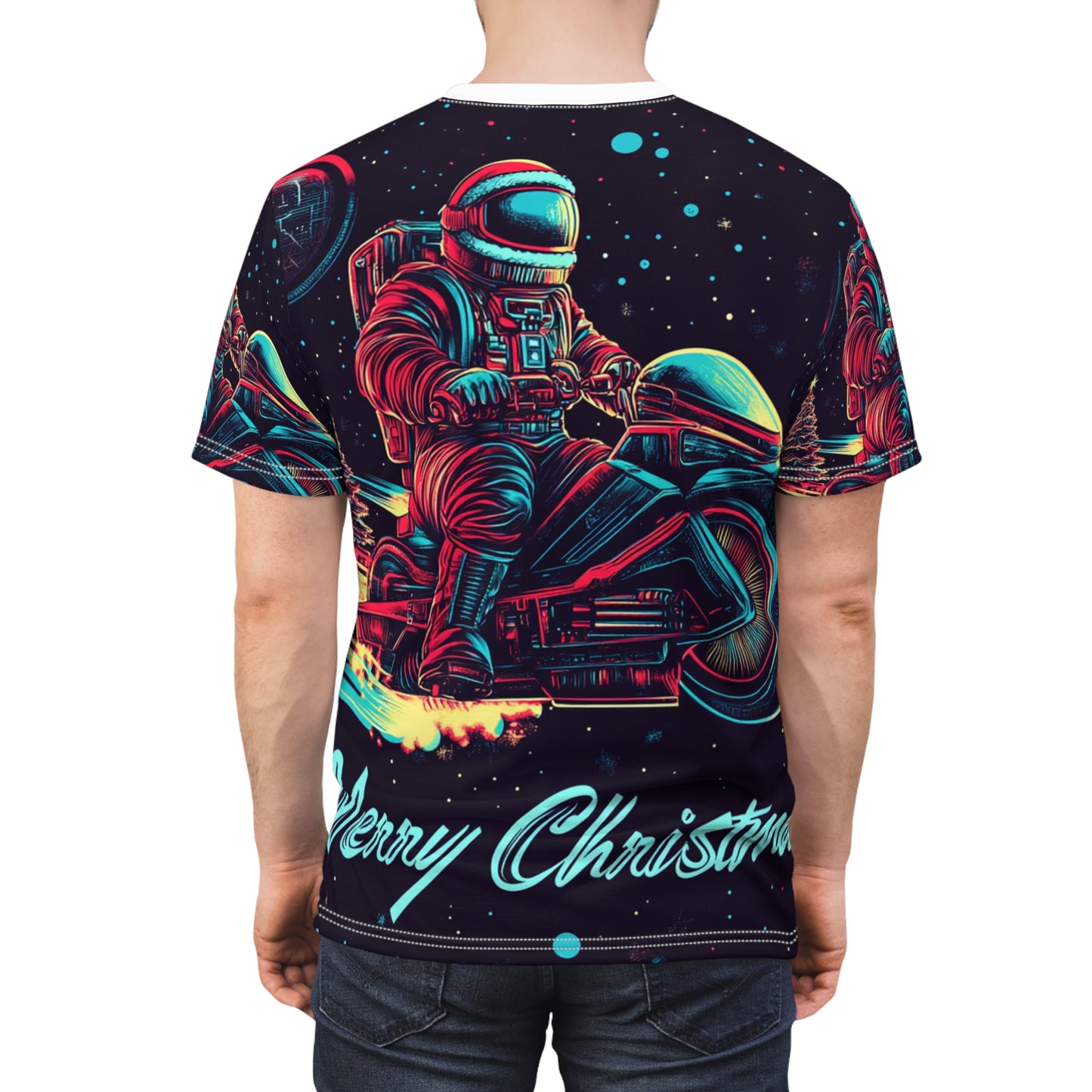 Space Suit Santa Claus Tee Unisex (S) Only One Made-No Restocking.