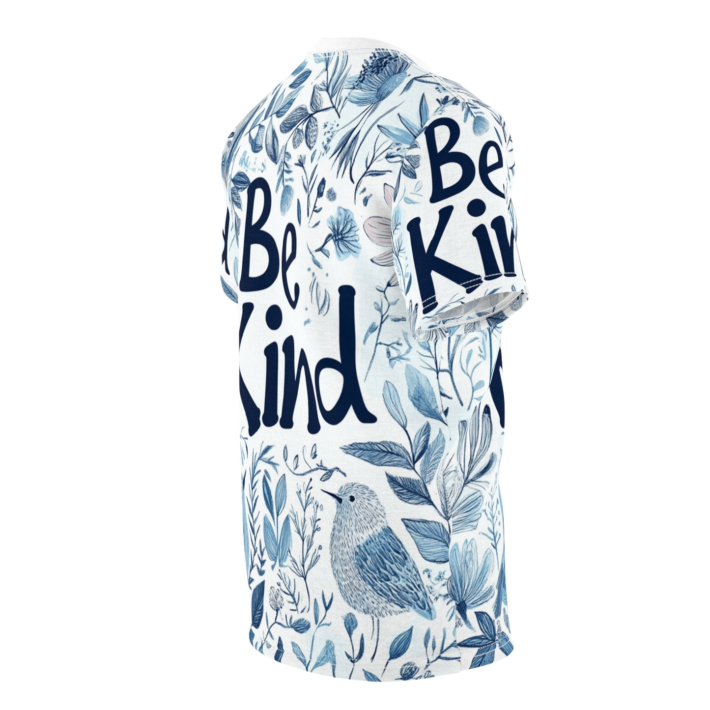 Graphic Tee with Hand-Drawn 'Be Kind' Design