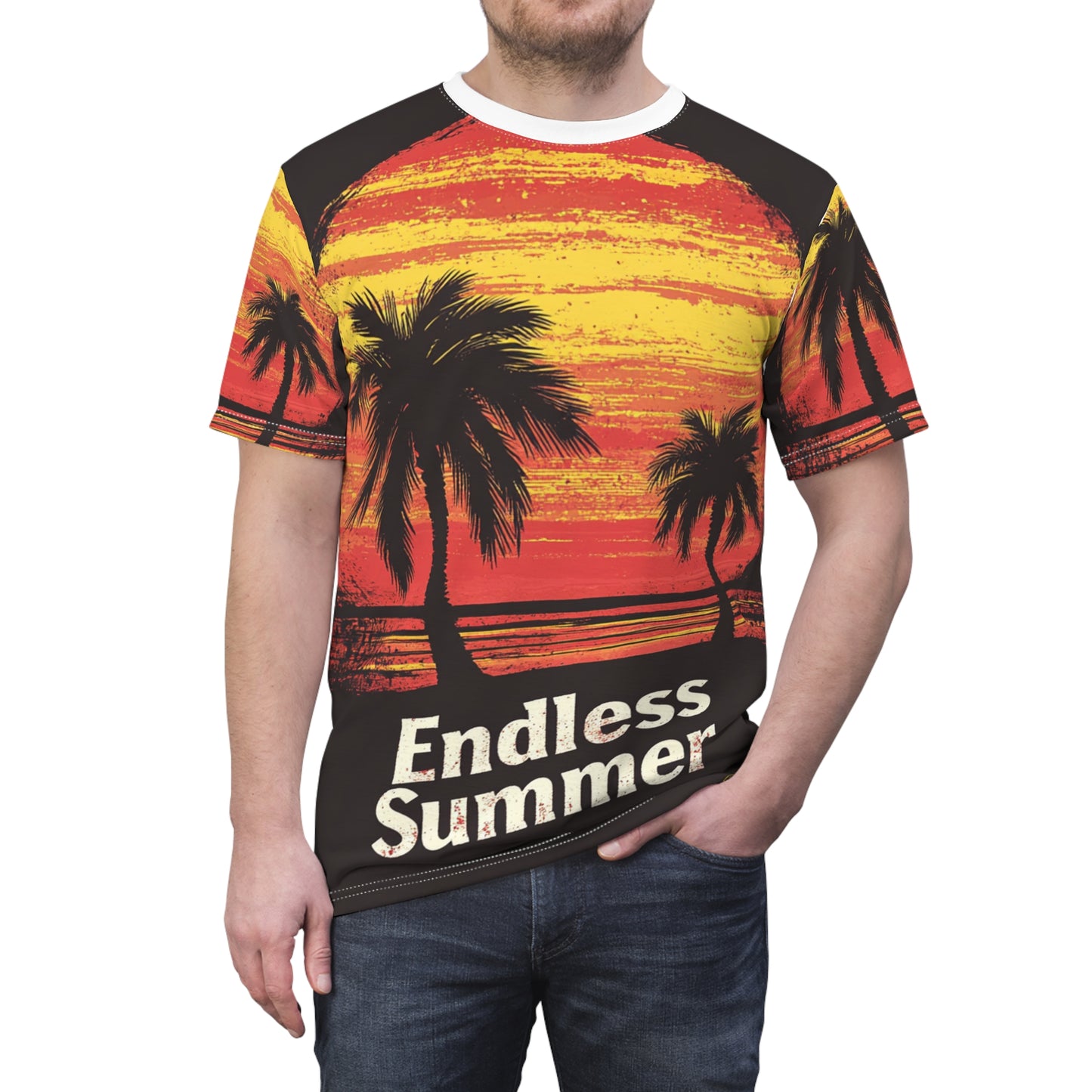 Unisex Tee Endless Summer Retro Sunset